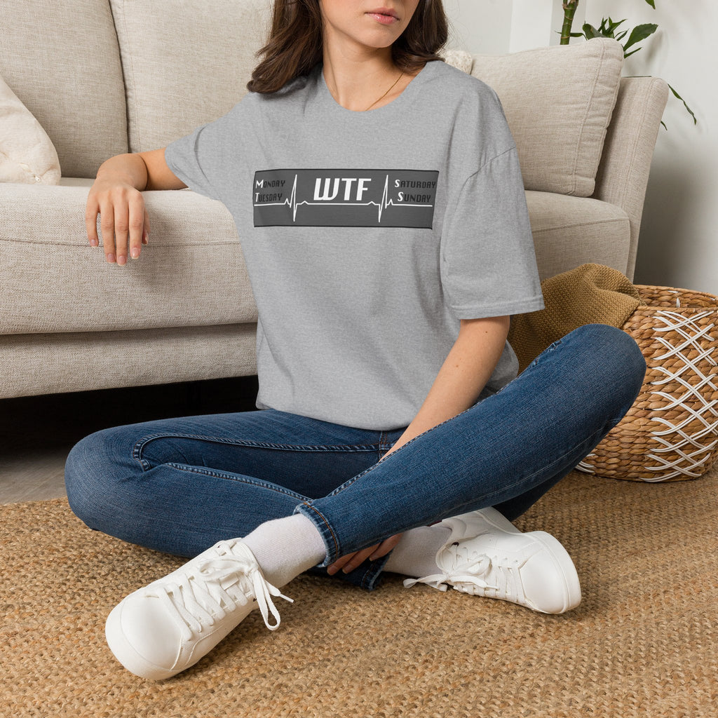 T-Shirt — WTF Weekday Pulse Graphic Tee (Monday–Sunday)