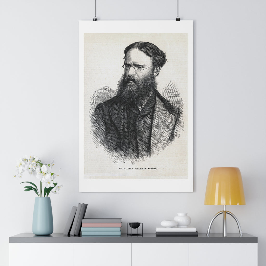 Historical Portrait Poster — William Frederick Yeames Antique Engraving Print