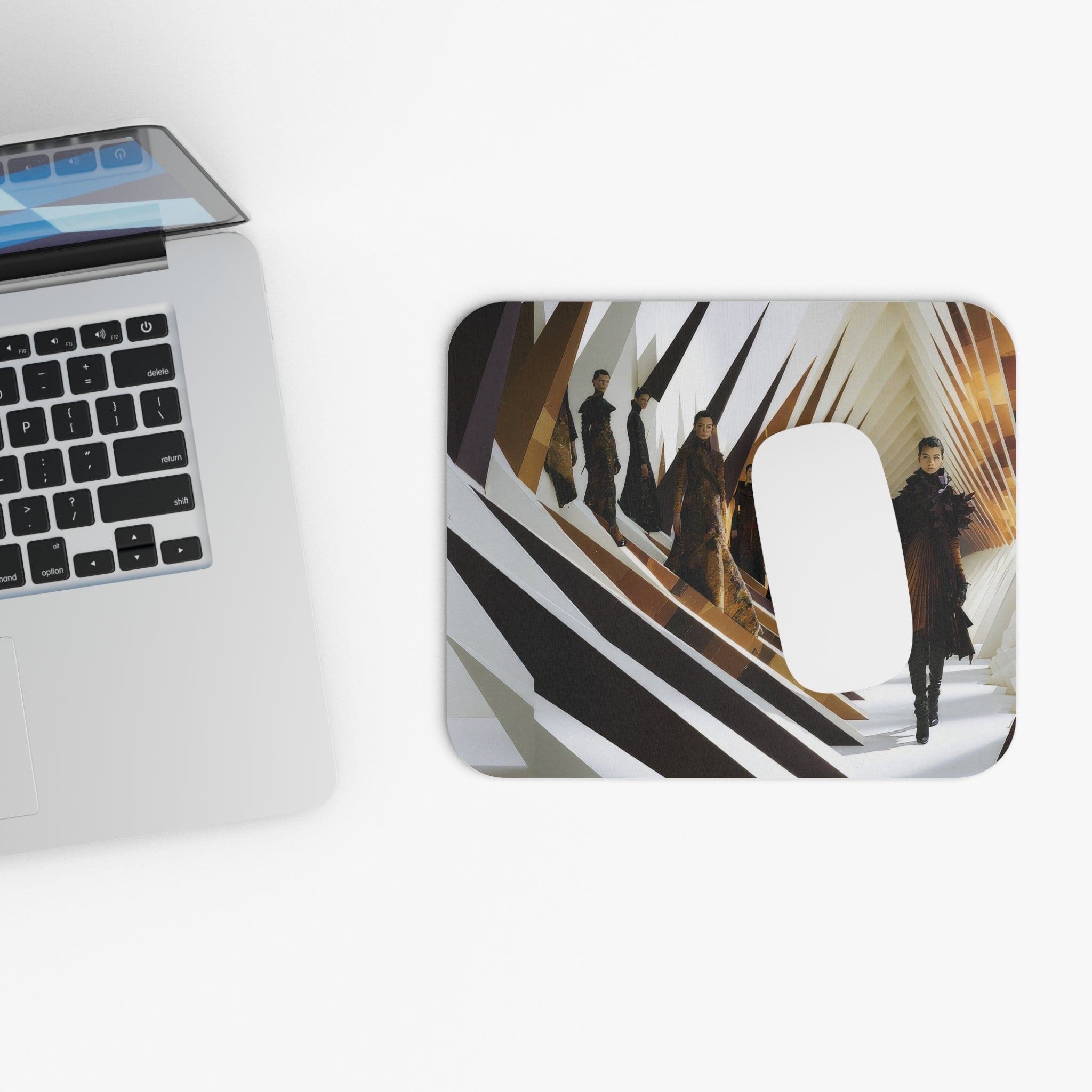 Fashion Runway Mouse Pad – Avant-Garde Catwalk Desk Mat