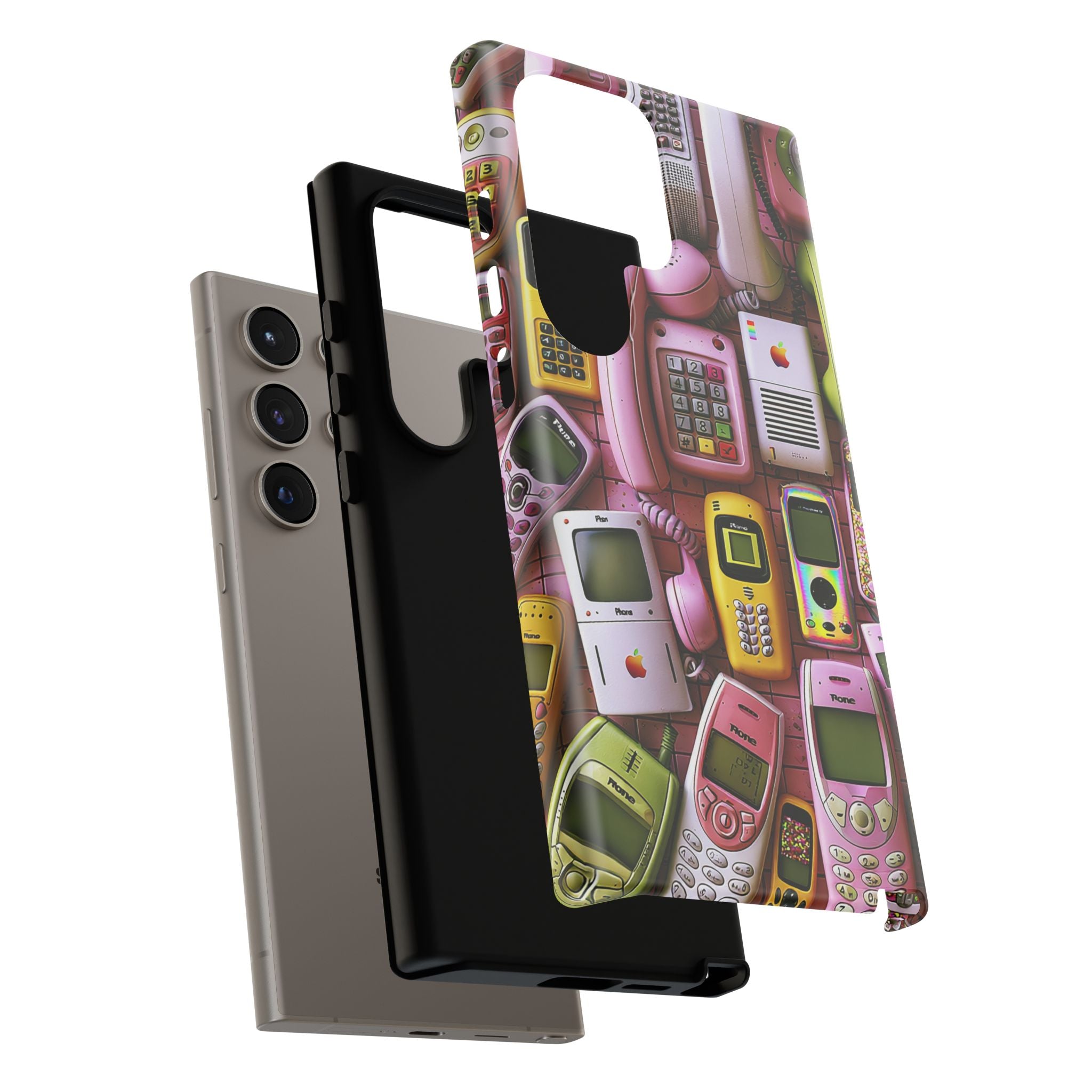 Phone Case — Surreal VR Cityscape Illustration