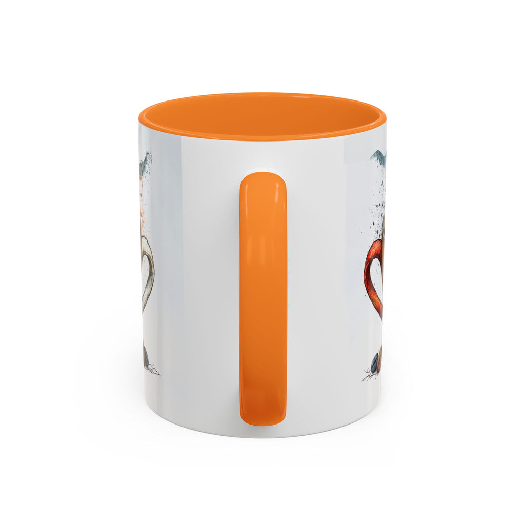 But First Coffee Ceramic Mug — Colorful Watercolor Coffee Cups (11oz & 15oz)