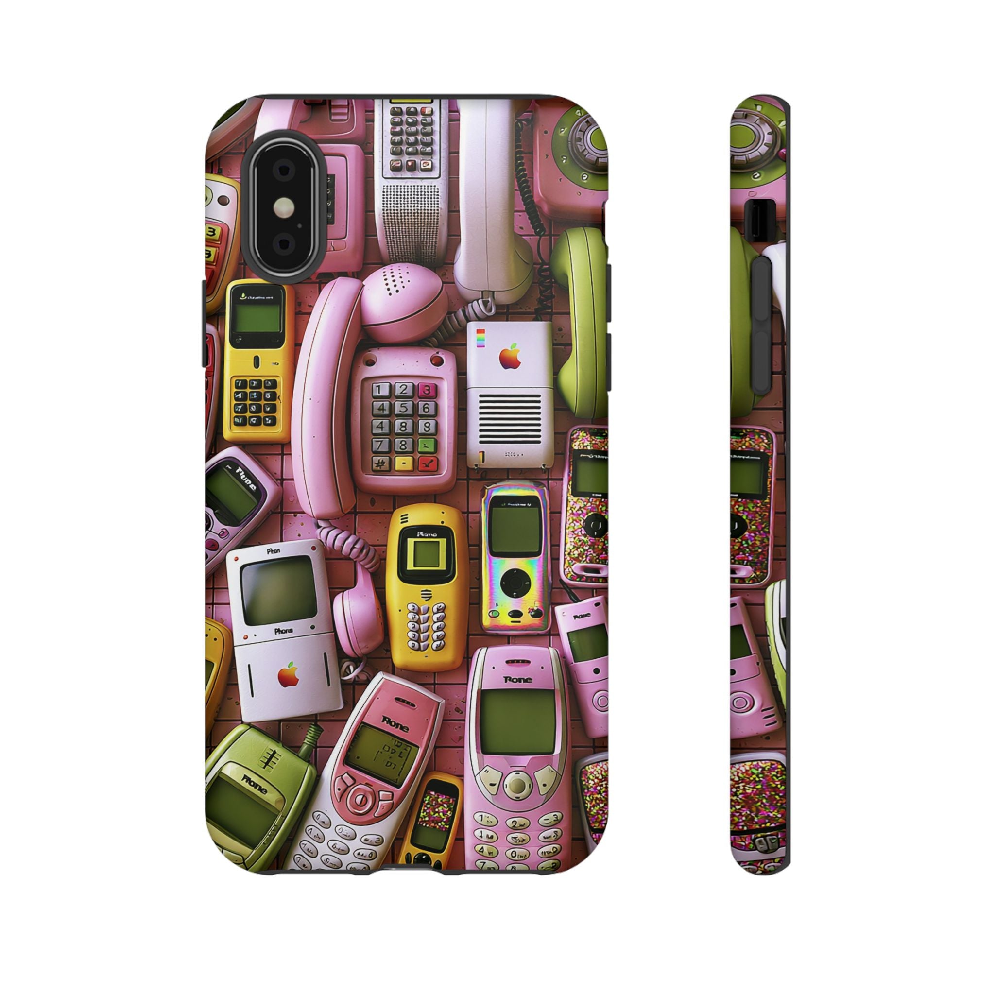 Phone Case — Surreal VR Cityscape Illustration