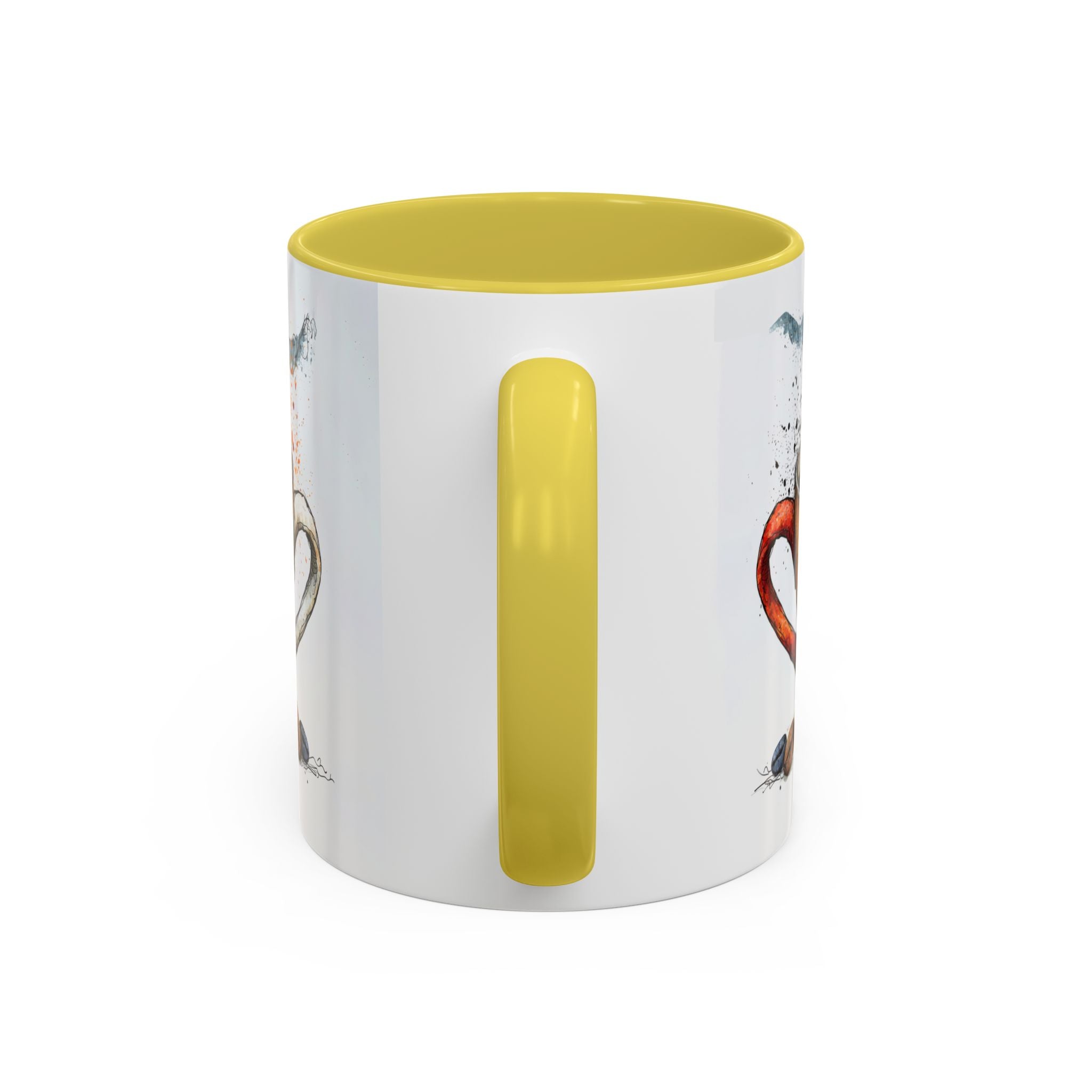 But First Coffee Ceramic Mug — Colorful Watercolor Coffee Cups (11oz & 15oz)