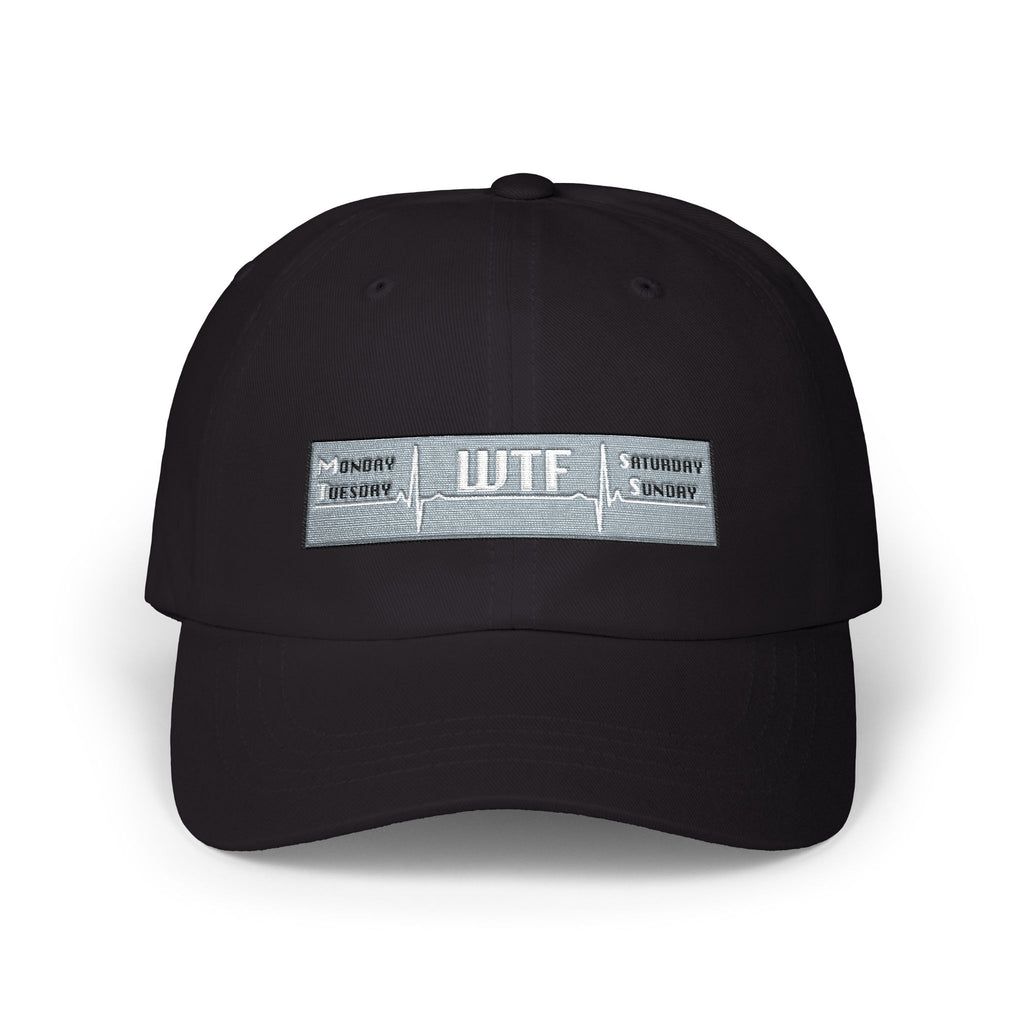 WTF Dad Cap – Vintage Cassette Tape Embroidered Baseball Hat