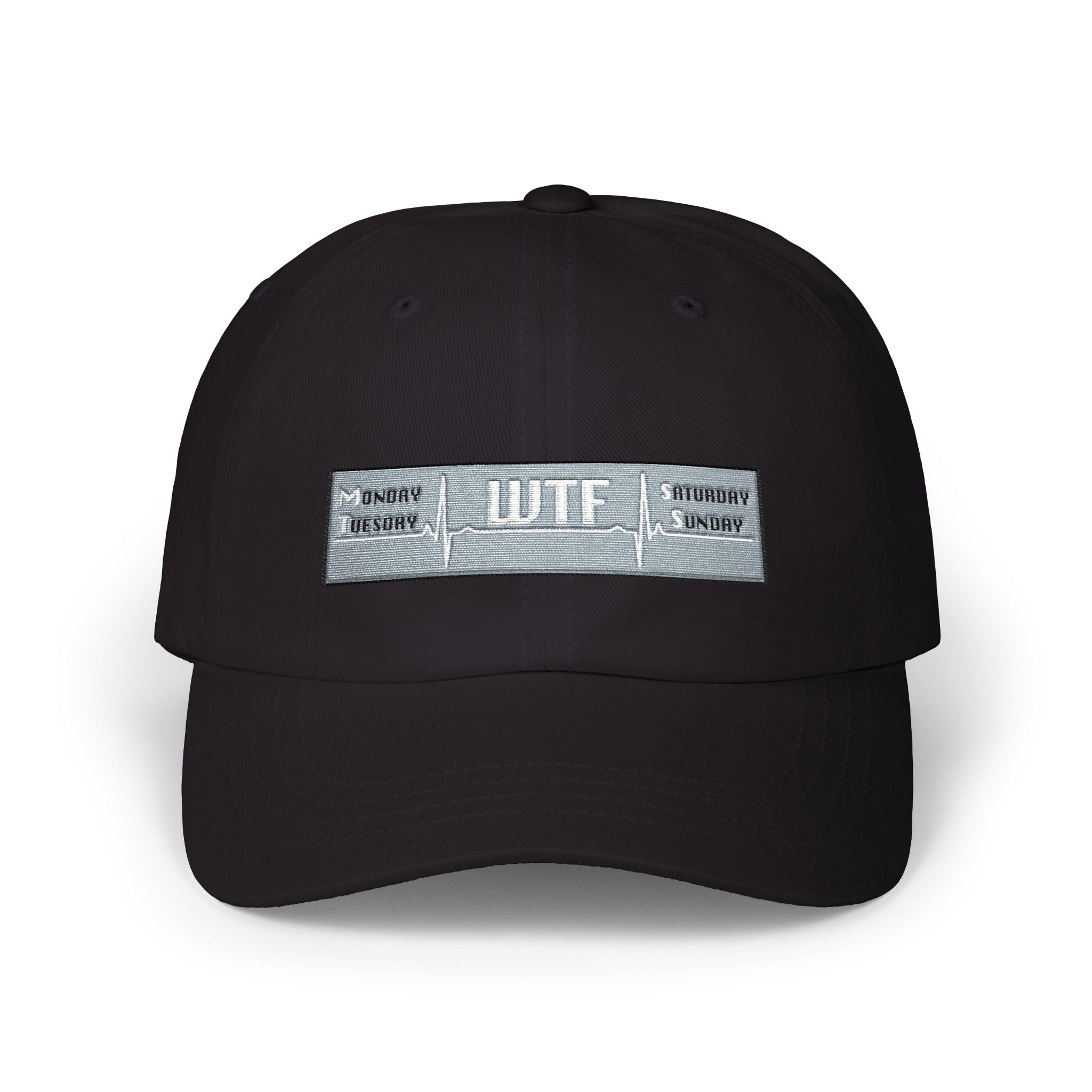 WTF Dad Cap – Vintage Cassette Tape Embroidered Baseball Hat