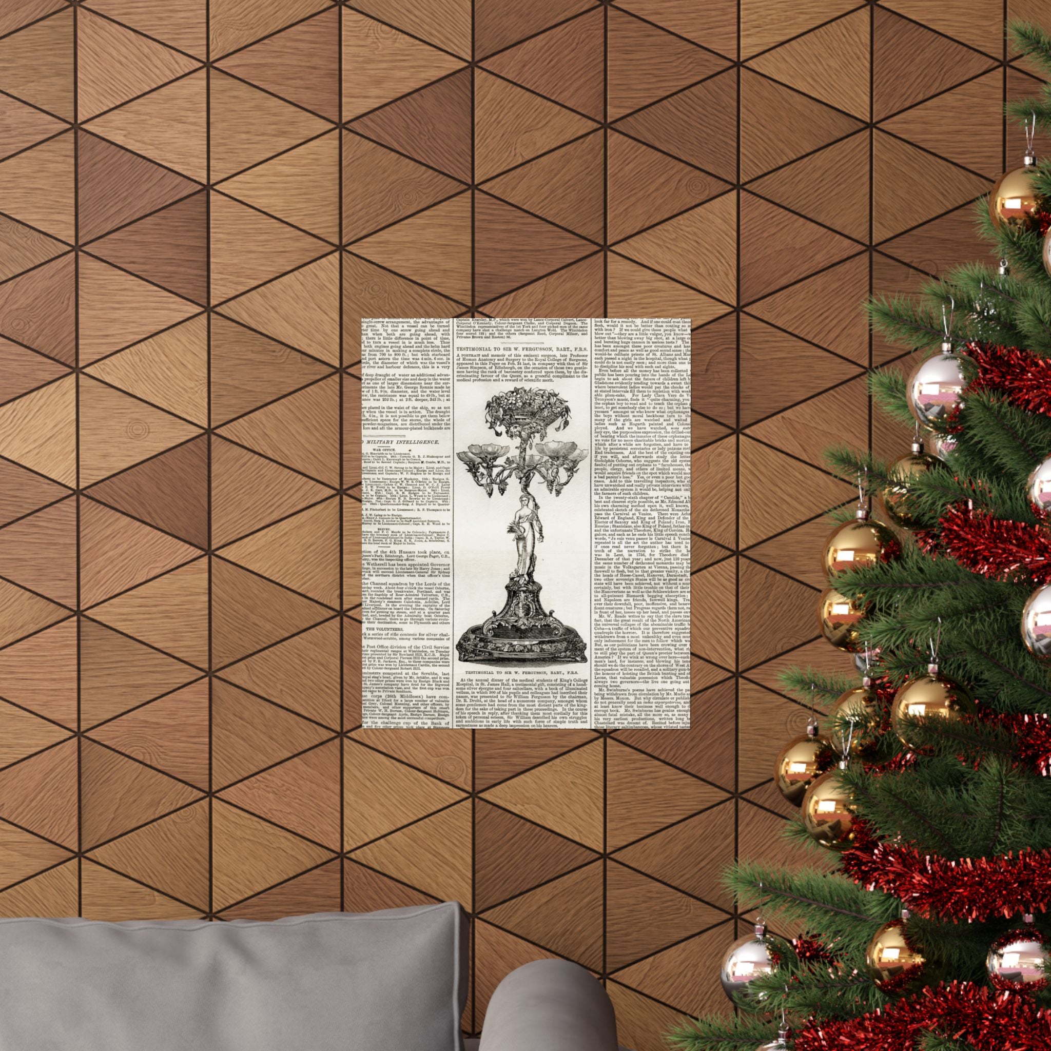 Vintage Botanical Dictionary Poster — Matte Vertical Wall Art