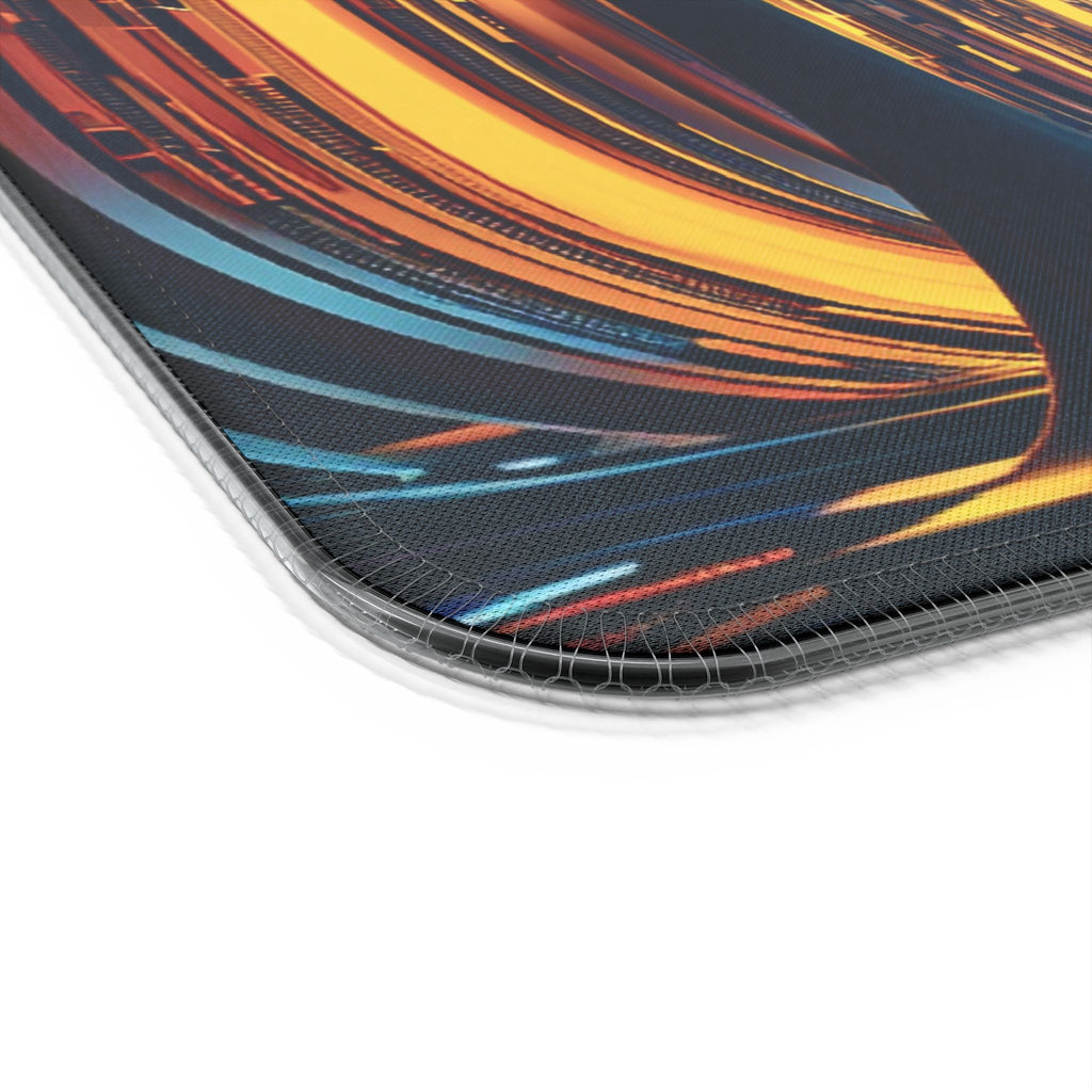 LED Wireless Charging Gaming Mouse Pad — Futuristic Neon Desk Mat