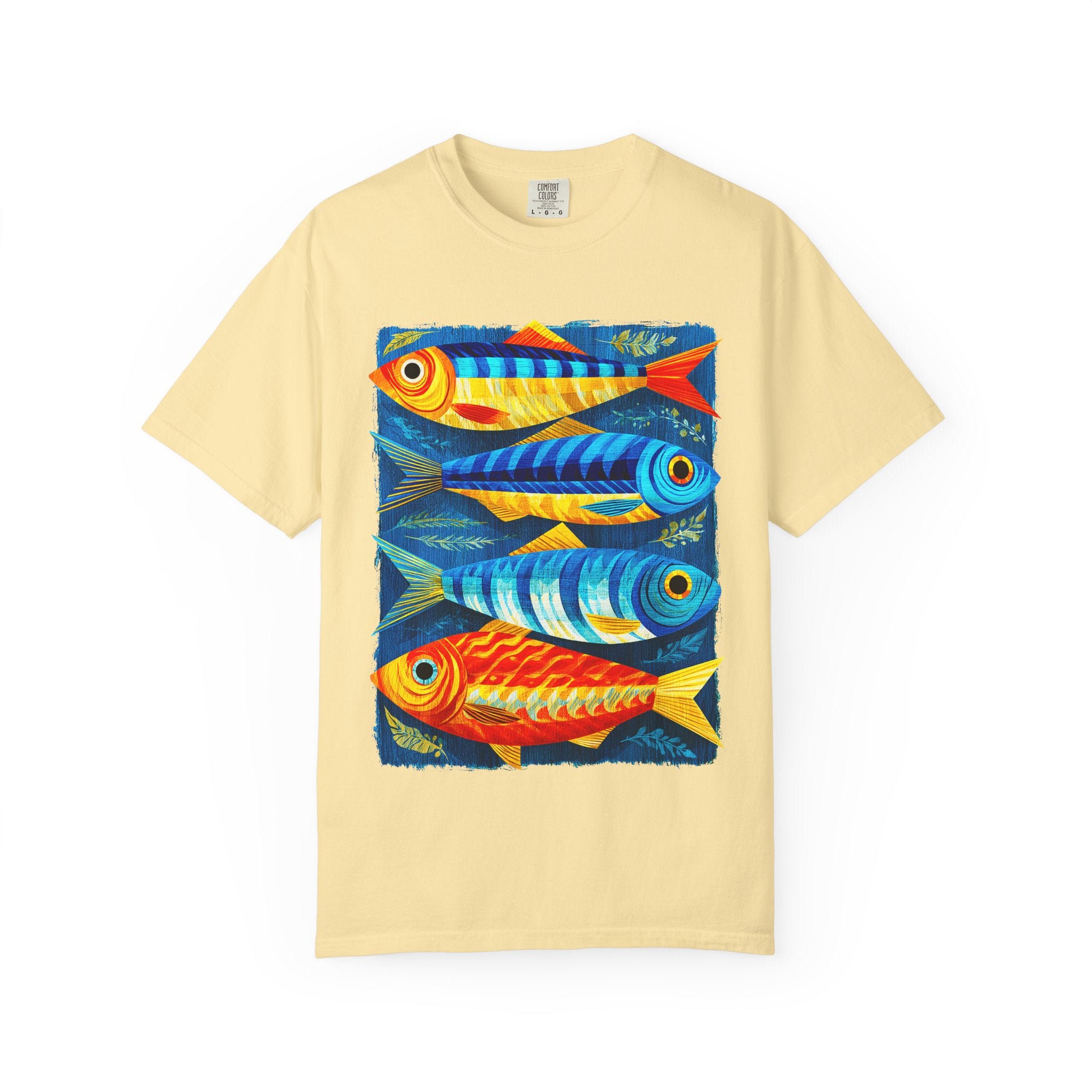 T-Shirt — Colorful Tropical Fish Graphic Tee