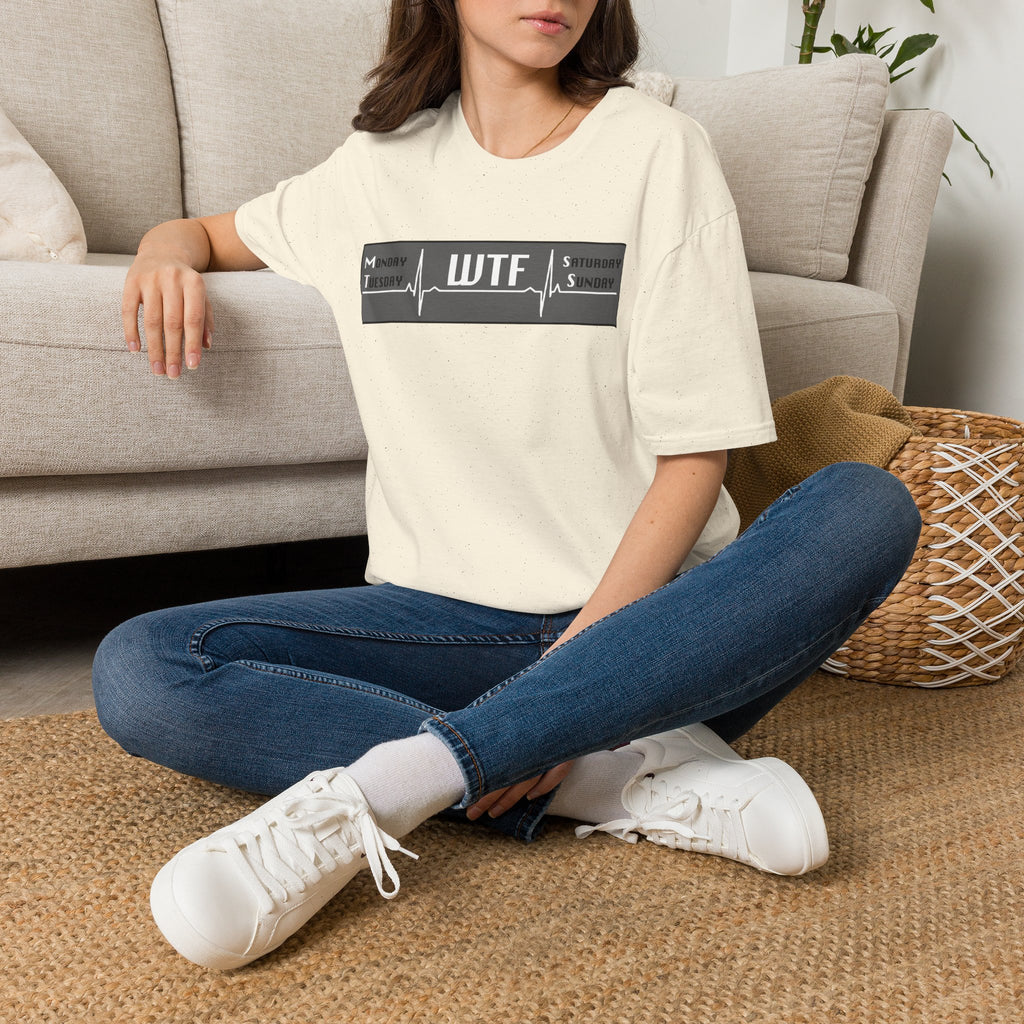 T-Shirt — WTF Weekday Pulse Graphic Tee (Monday–Sunday)
