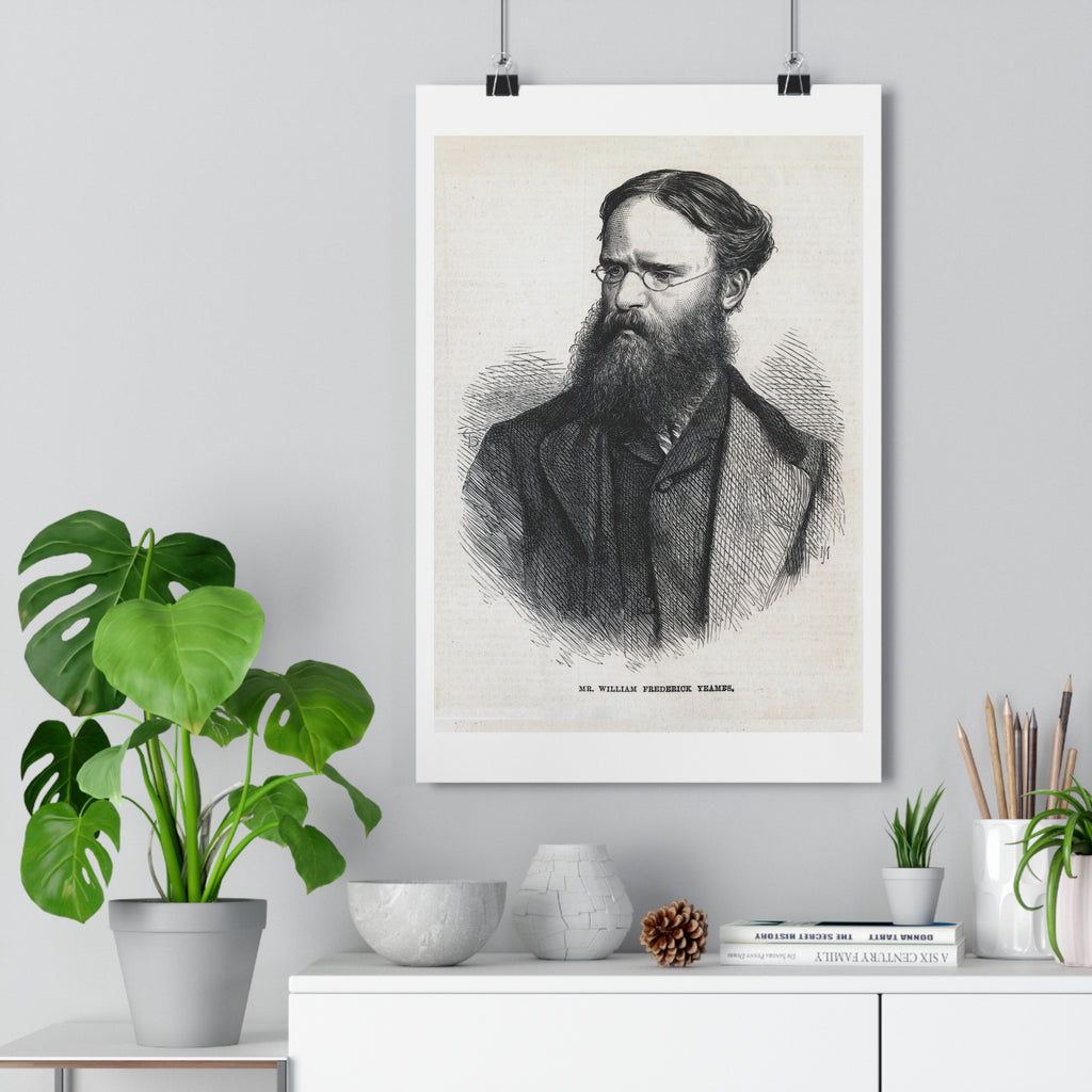 Historical Portrait Poster — William Frederick Yeames Antique Engraving Print