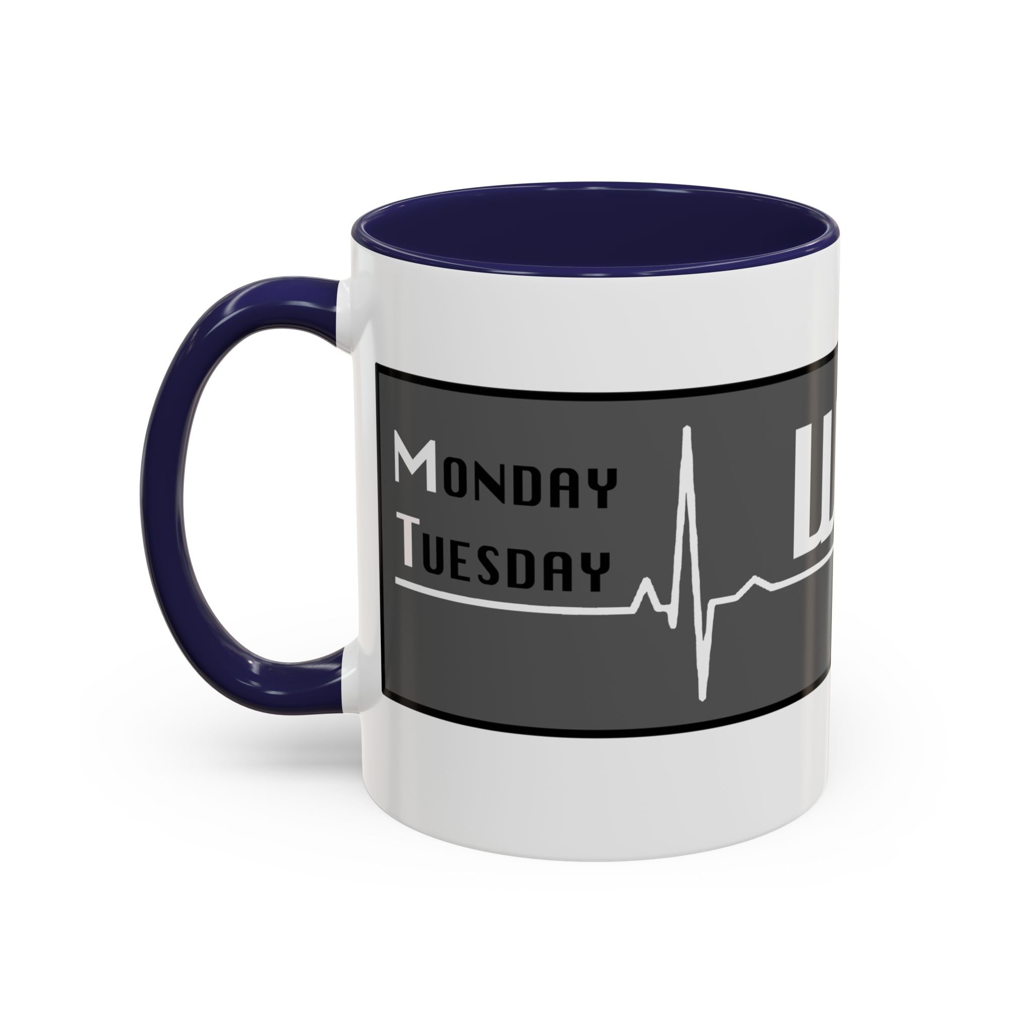 Coffee Mug — WTF (Weekend Heartbeat) Funny Weekend Nurse Gift
