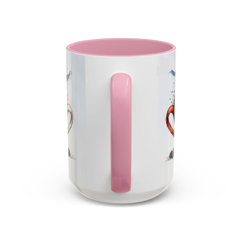 But First Coffee Ceramic Mug — Colorful Watercolor Coffee Cups (11oz & 15oz)