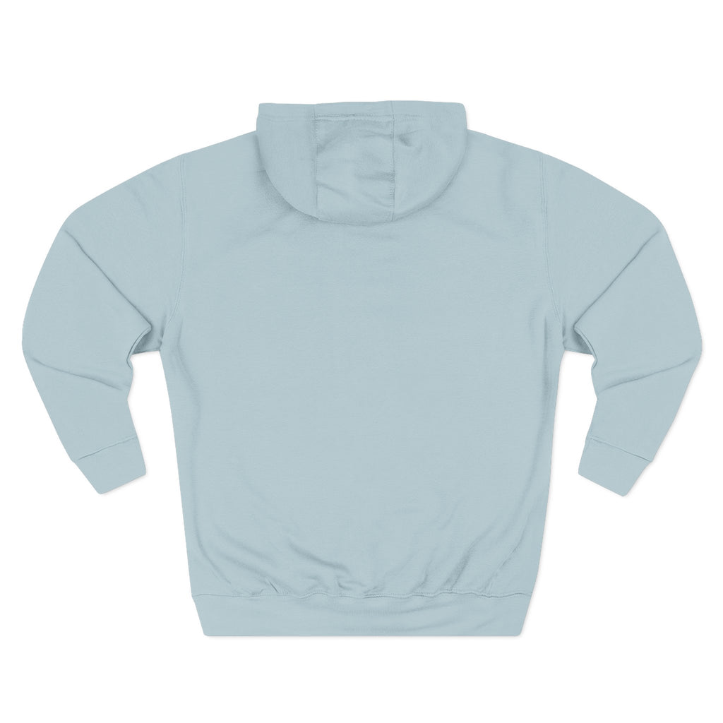 Retro Surfboard Graphic Hoodie — Three-Panel Fleece Pullover