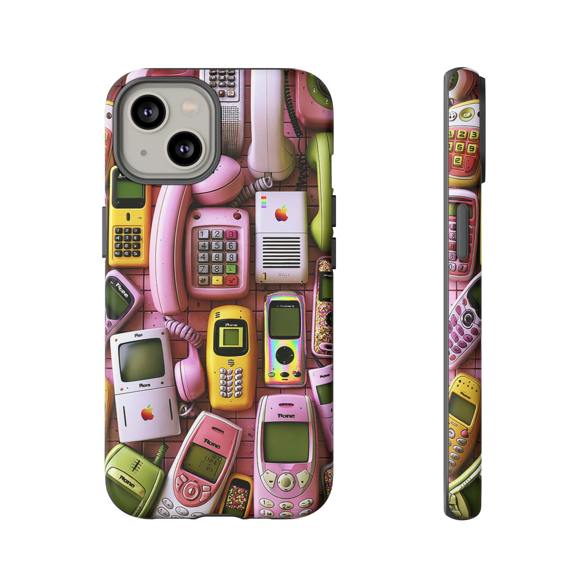 Phone Case — Surreal VR Cityscape Illustration