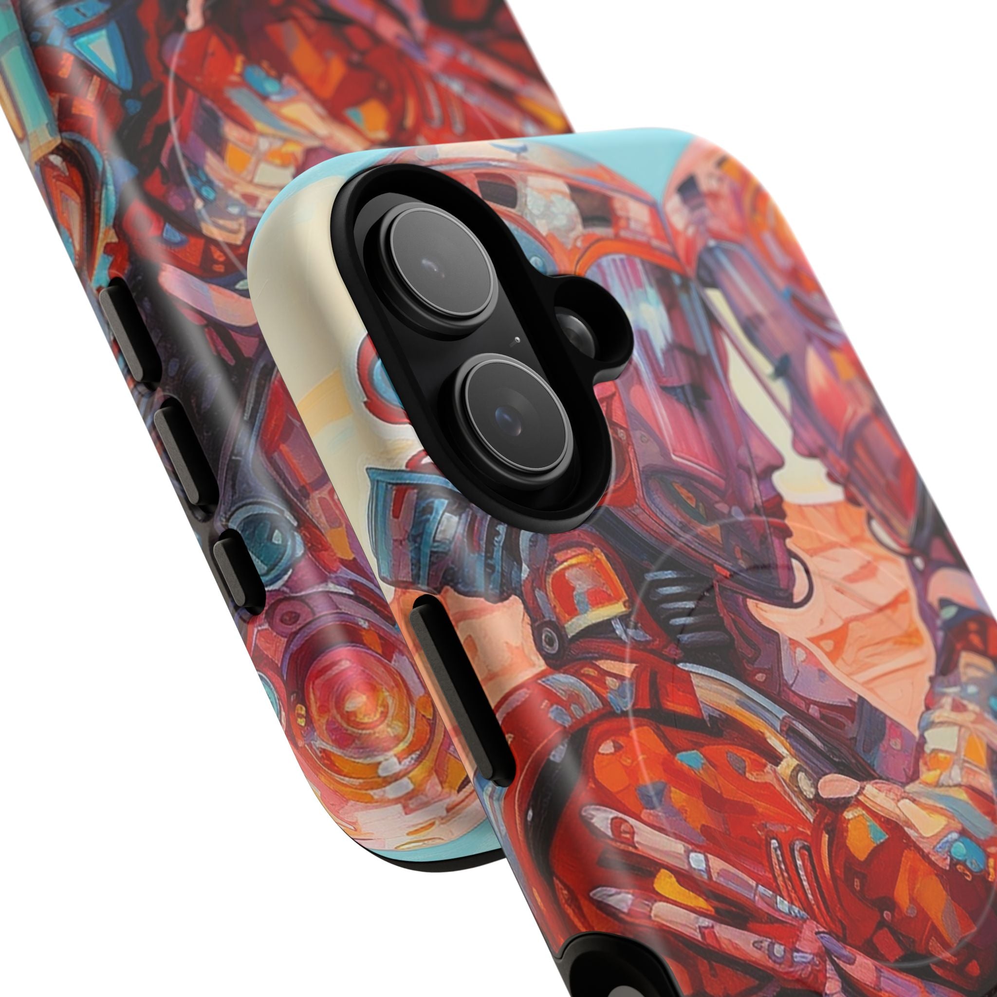 Phone Case — Colorful Futuristic Astronauts Magnetic Tough Case