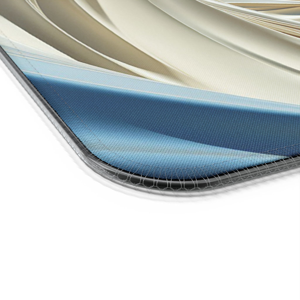 LED Wireless Charging Gaming Mouse Pad — Surreal Desert Fantasy Design
