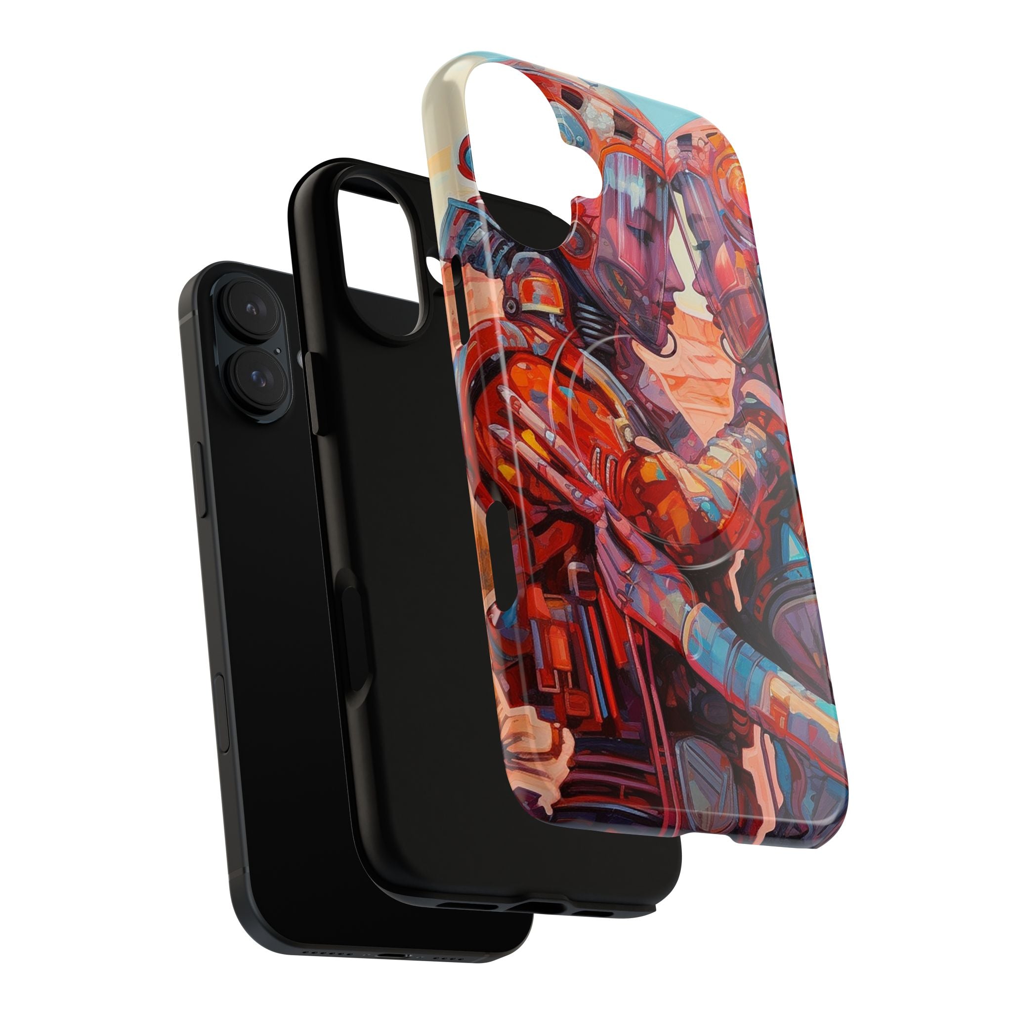 Phone Case — Colorful Futuristic Astronauts Magnetic Tough Case