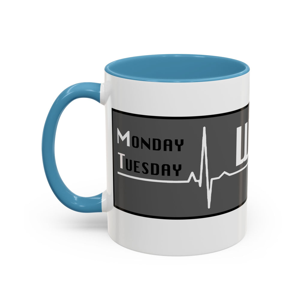 Coffee Mug — WTF (Weekend Heartbeat) Funny Weekend Nurse Gift