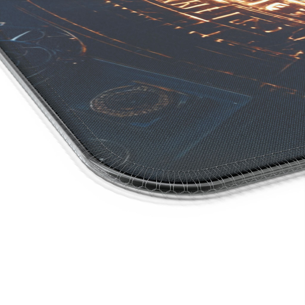 LED Wireless Charging Gaming Mouse Pad — DNA Sci‑Fi RGB Desk Mat