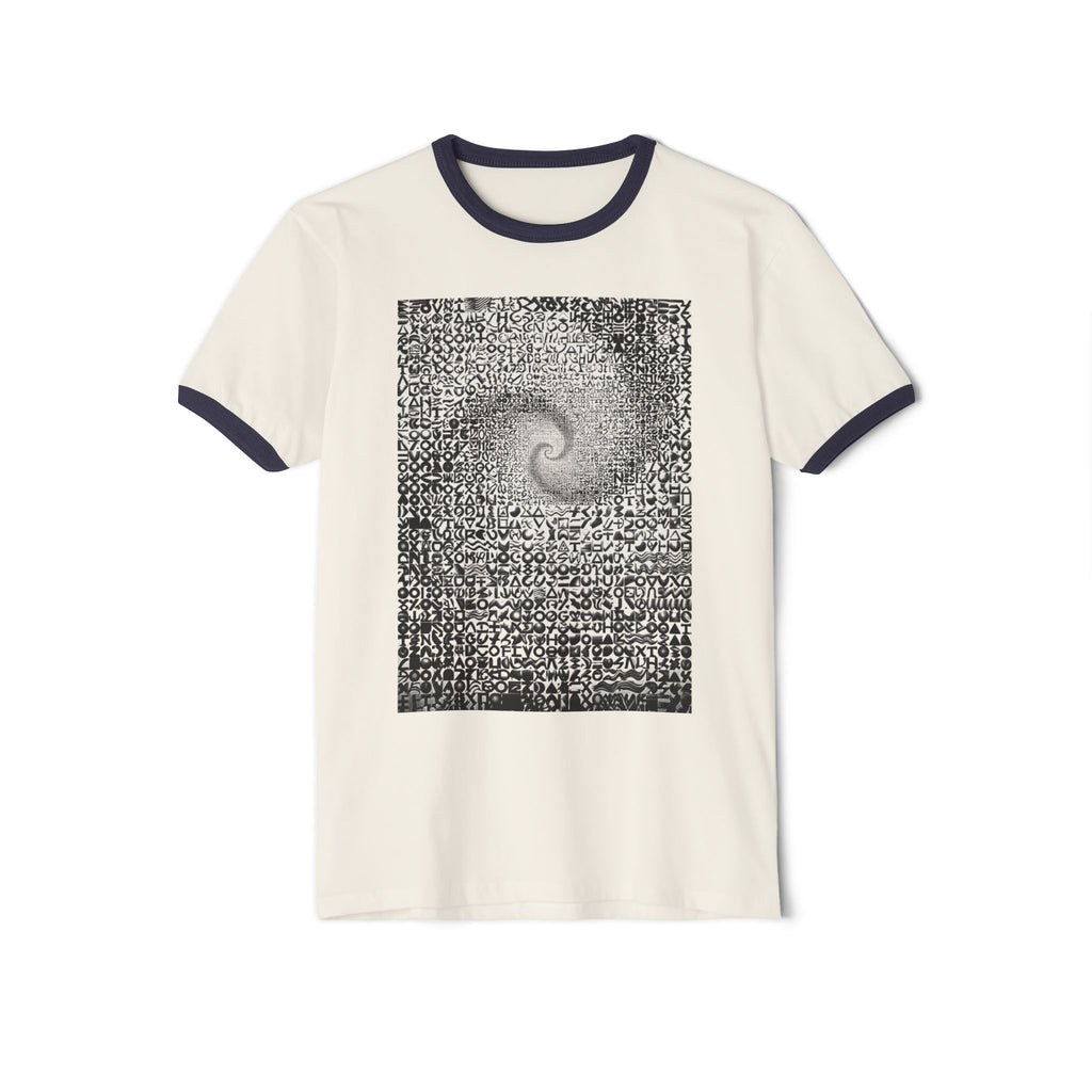 Spiral Galaxy Graphic Ringer T-Shirt