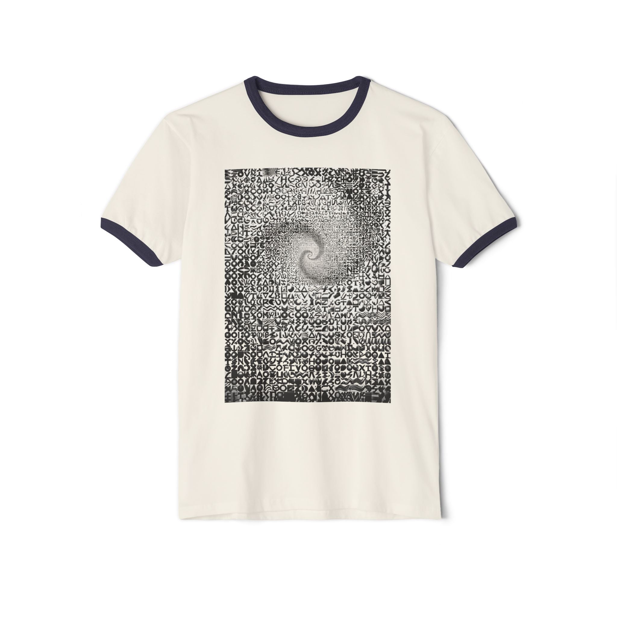 Spiral Galaxy Graphic Ringer T-Shirt
