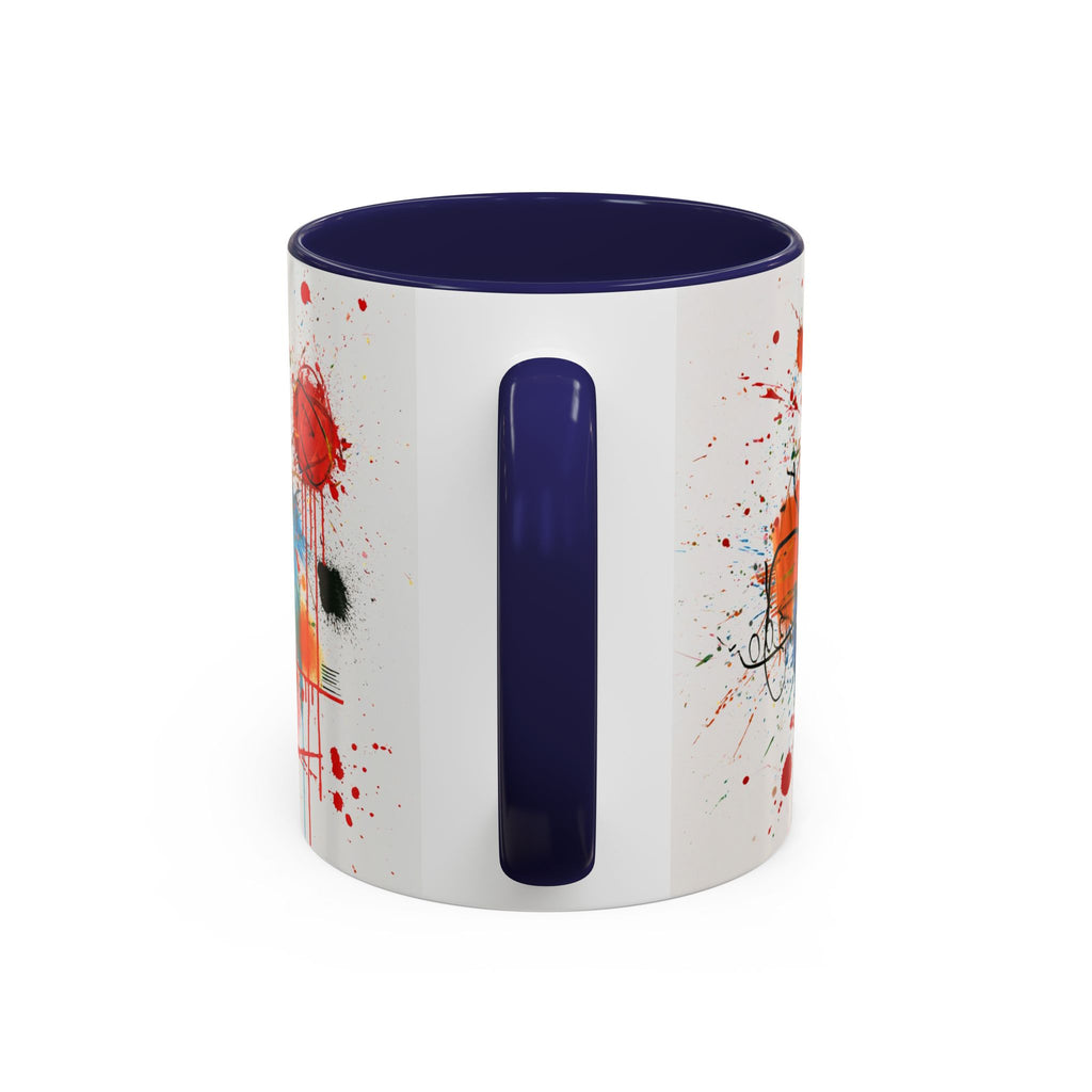 Colorful Abstract Monster Coffee Mug — Vibrant Art Accent Mug (11/15 oz)