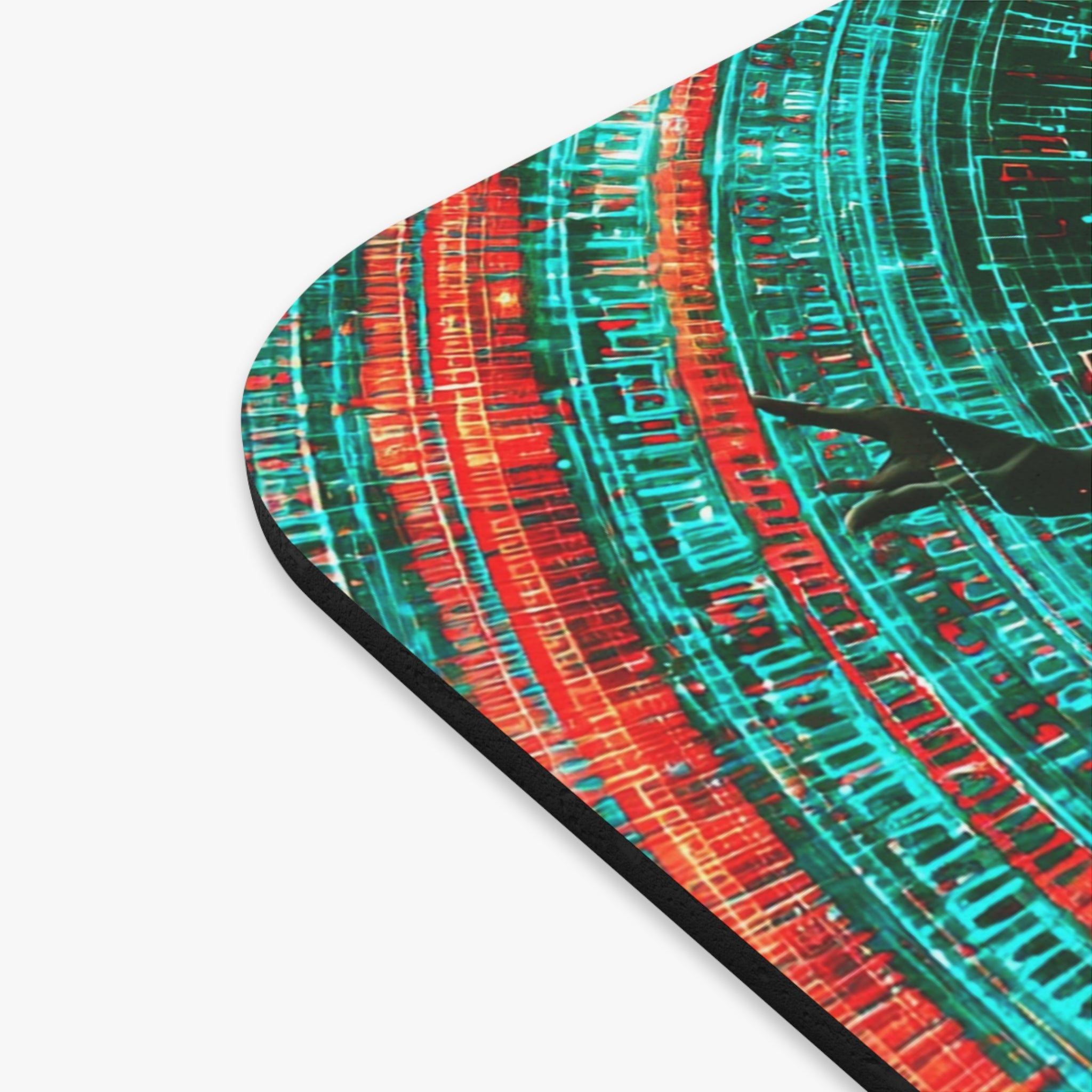 Mystic Portal Mouse Pad — Cosmic Sorcerer Gaming Desk Mat