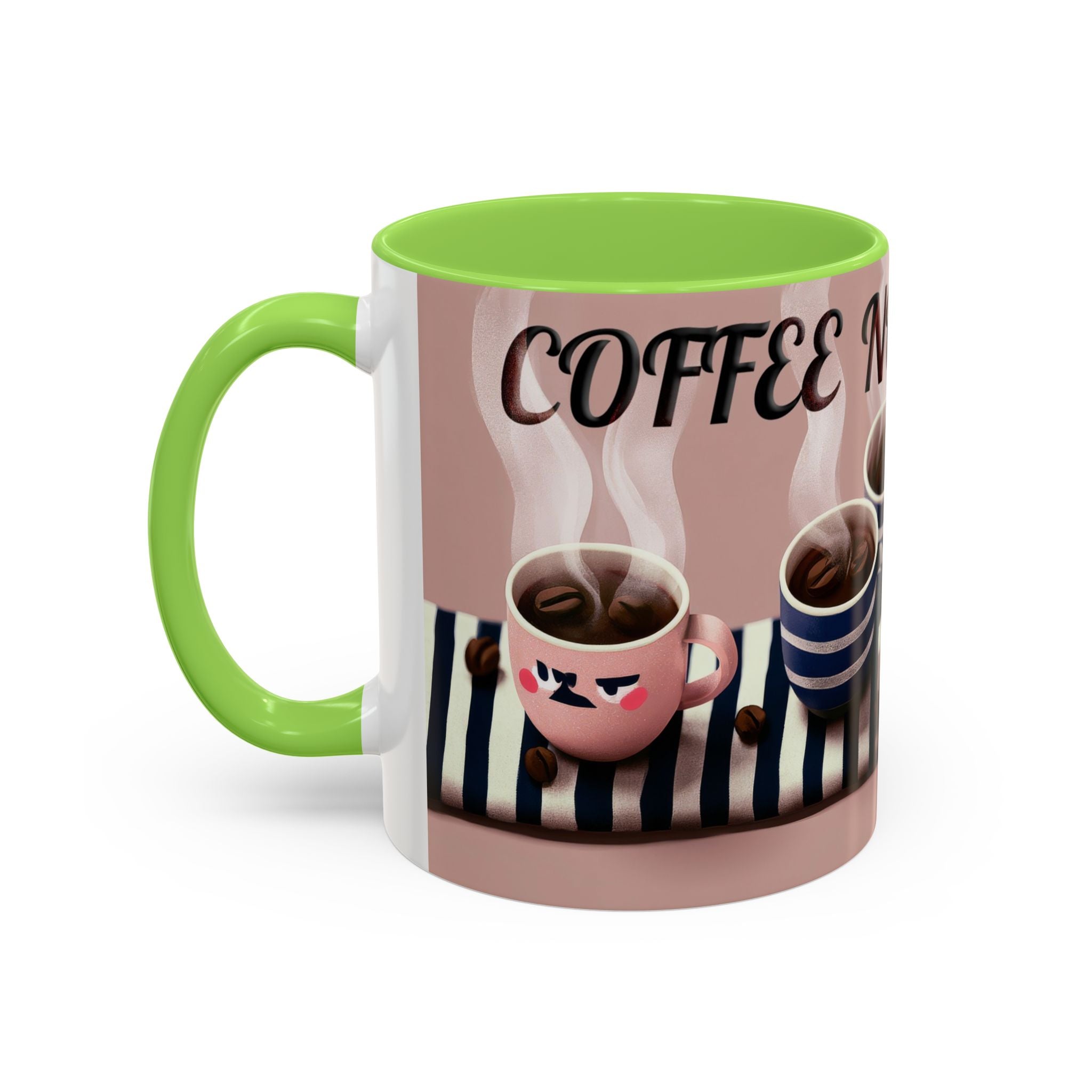Coffee Now, Talk Later Mug — Cute Kawaii Coffee Cups (11oz, 15oz)