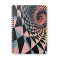 A5 Spiral Notebook — Psychedelic Spiral Geometric Cover
