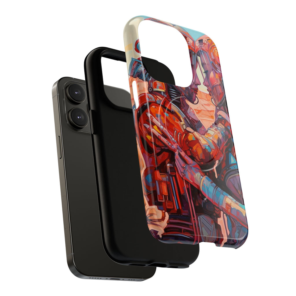 Phone Case — Colorful Futuristic Astronauts Magnetic Tough Case