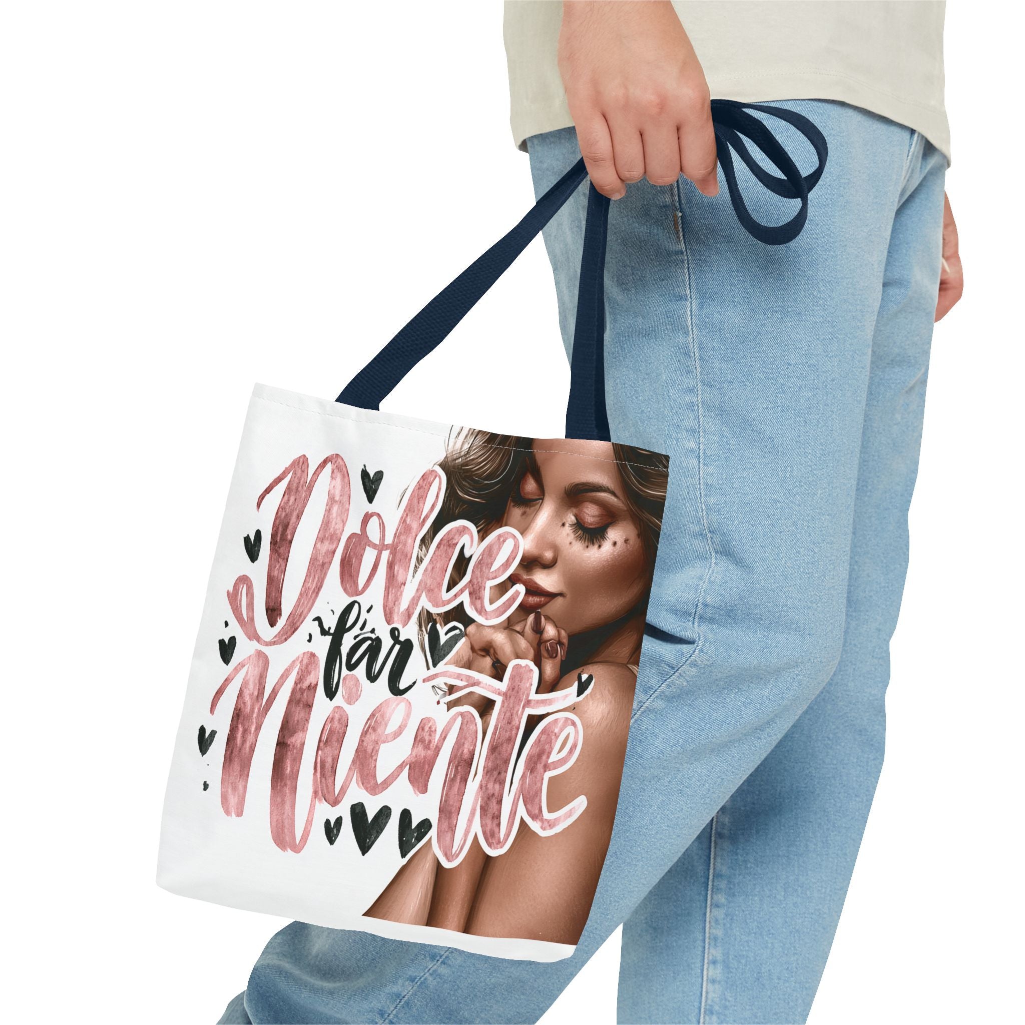 Dolce Far Niente Tote Bag — Italian 'Sweet Doing Nothing' Floral Fashion Tote