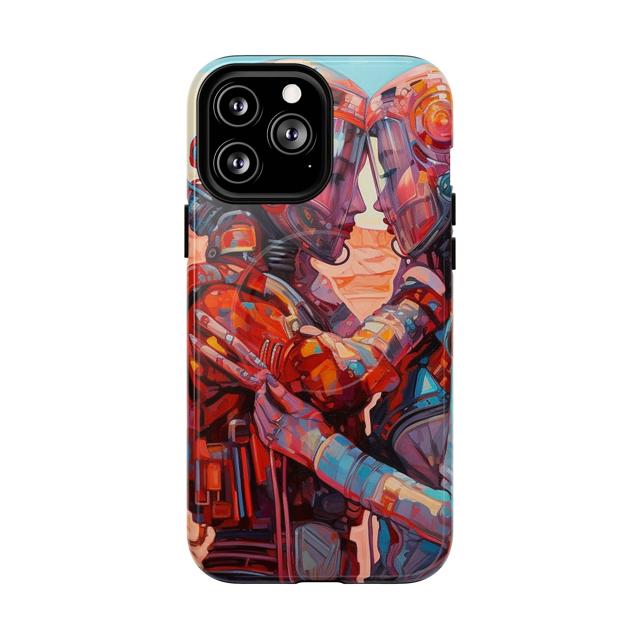 Phone Case — Colorful Futuristic Astronauts Magnetic Tough Case