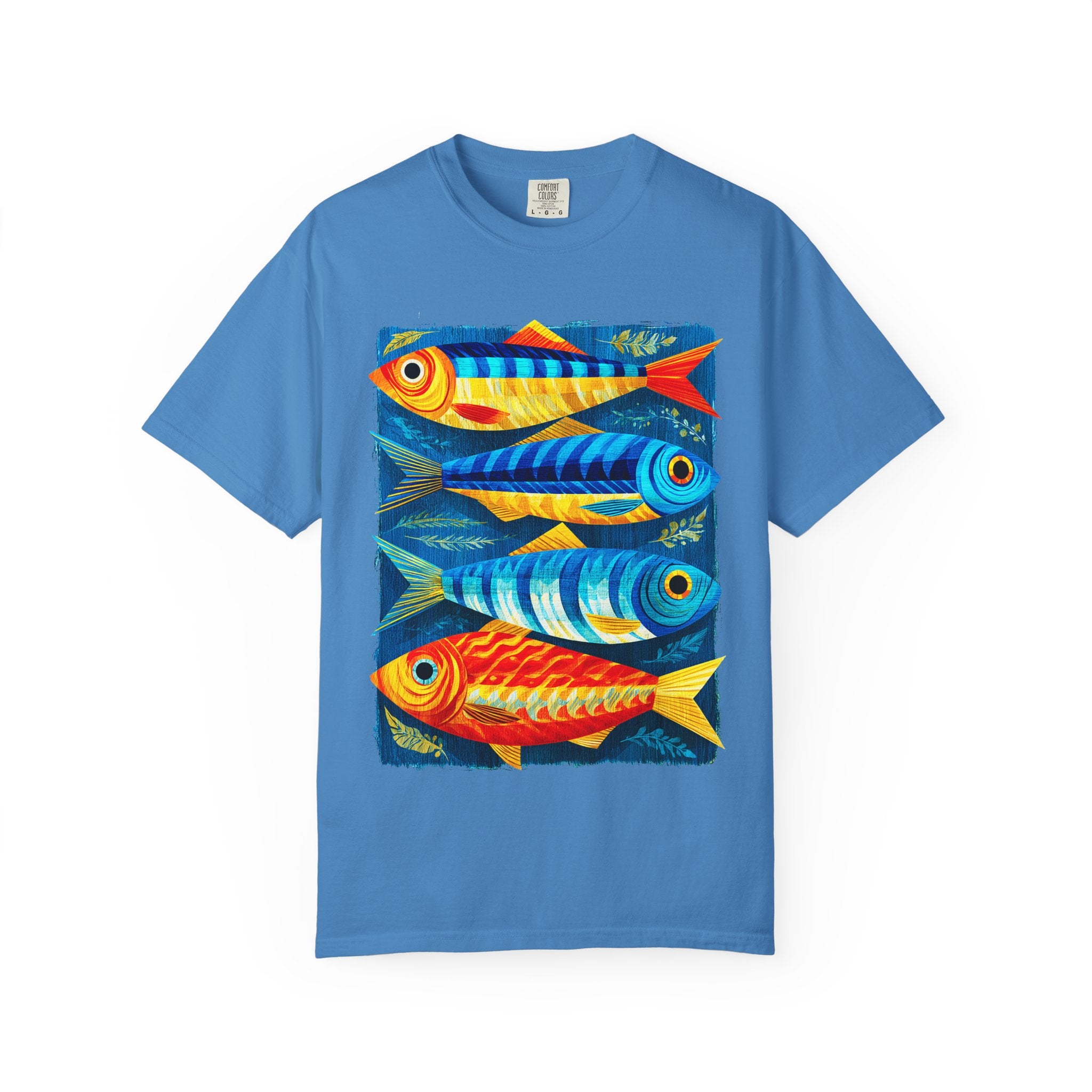 T-Shirt — Colorful Tropical Fish Graphic Tee