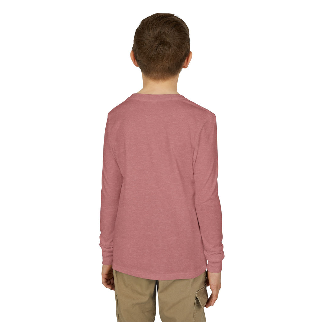 Back to School Youth Long Sleeve Tee — Colorful Owl Schoolhouse Design