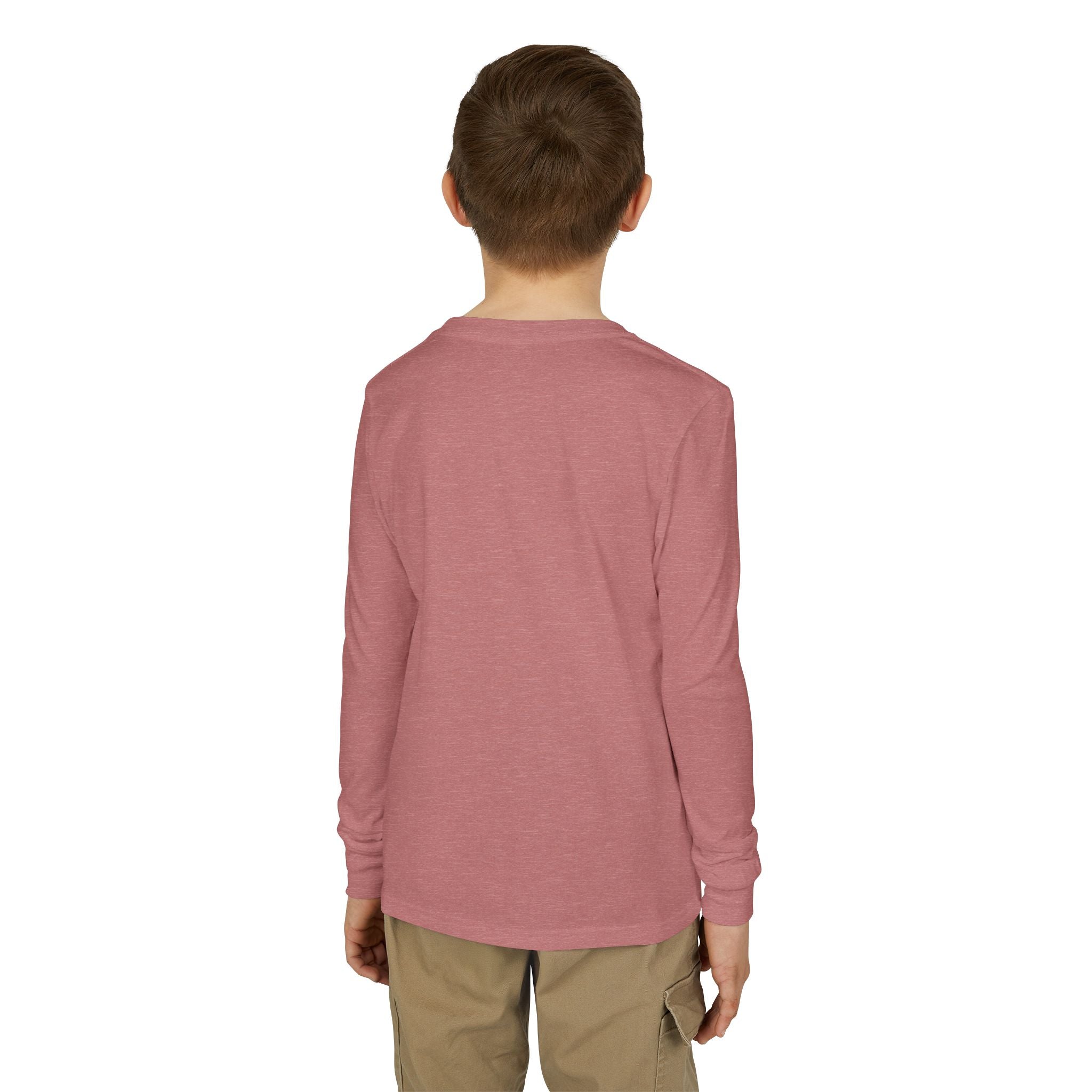 Back to School Youth Long Sleeve Tee — Colorful Owl Schoolhouse Design