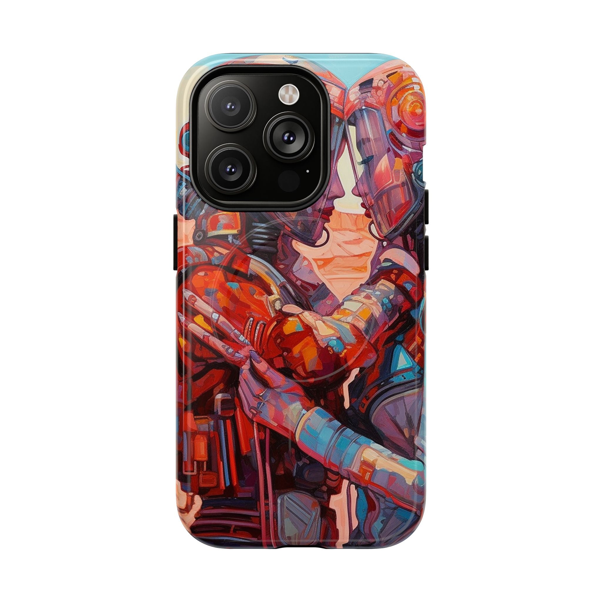 Phone Case — Colorful Futuristic Astronauts Magnetic Tough Case