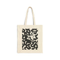 Canvas Tote Bag — Abstract Black Leopard Camouflage Print