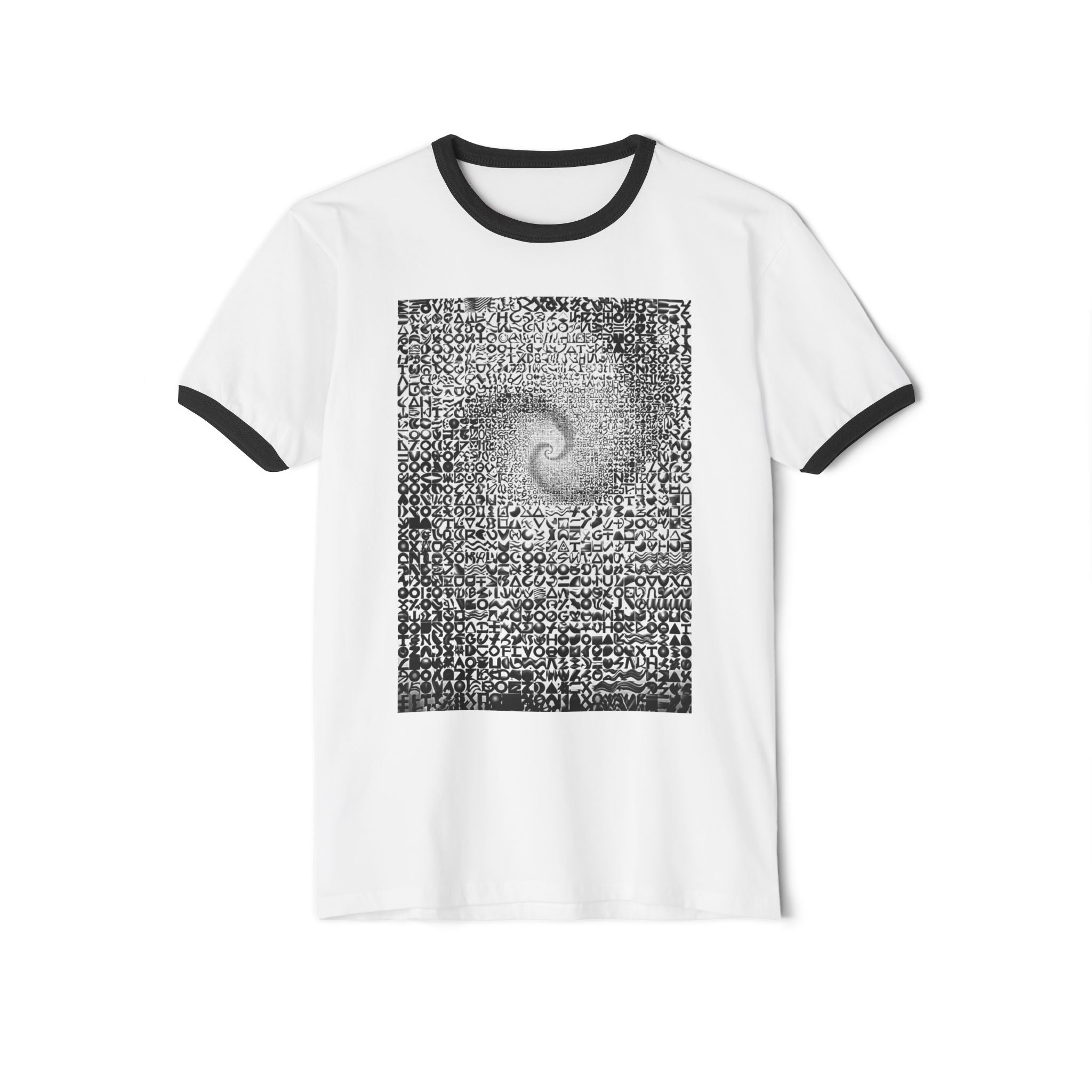 Spiral Galaxy Graphic Ringer T-Shirt
