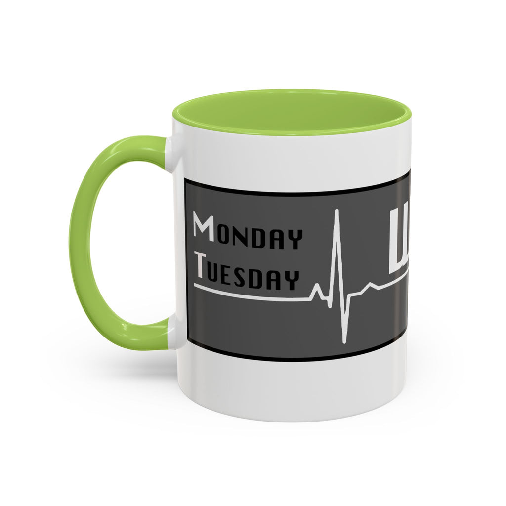 Coffee Mug — WTF (Weekend Heartbeat) Funny Weekend Nurse Gift