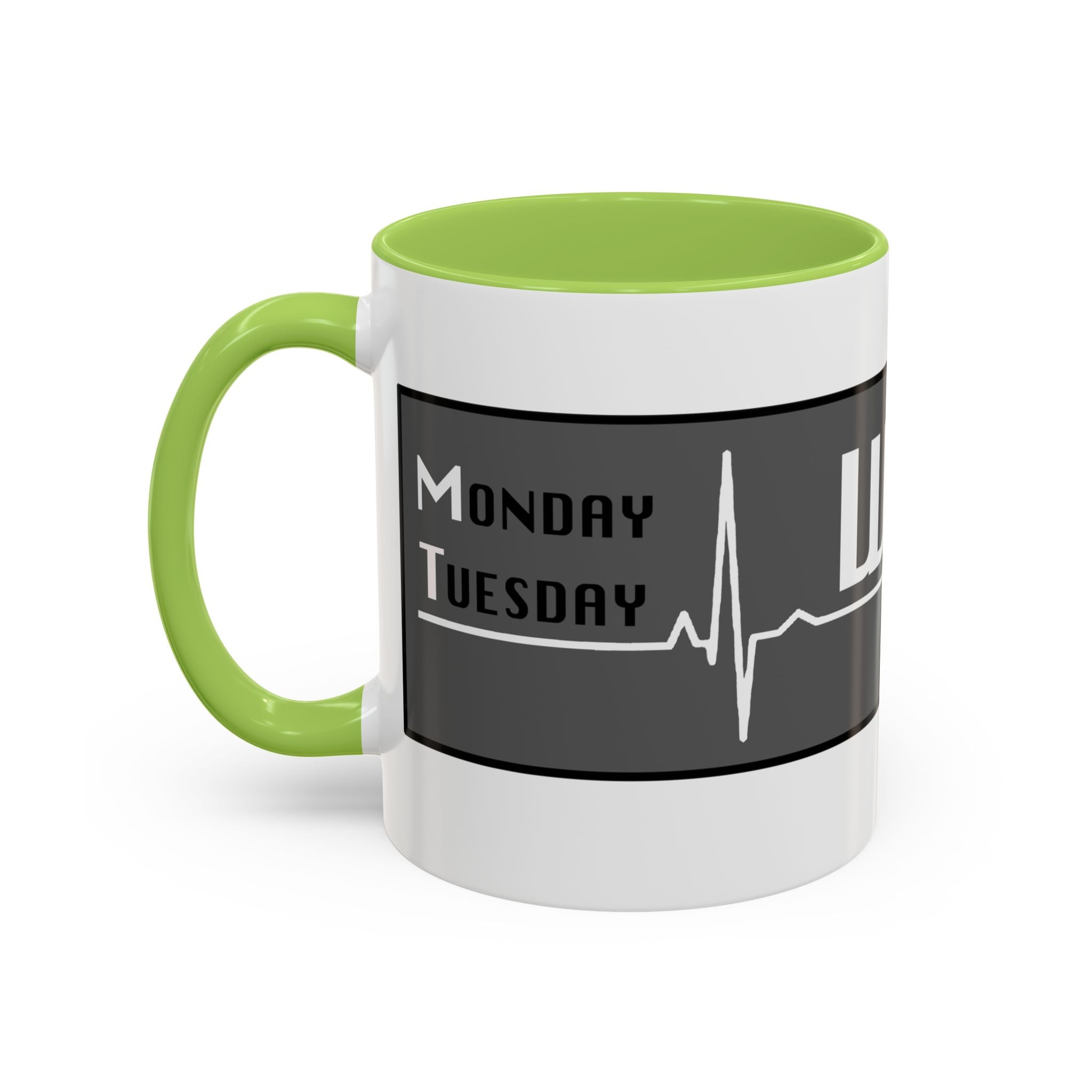 Coffee Mug — WTF (Weekend Heartbeat) Funny Weekend Nurse Gift