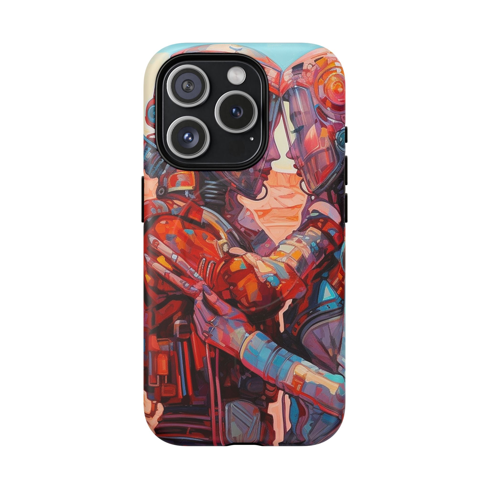 Phone Case — Colorful Futuristic Astronauts Magnetic Tough Case