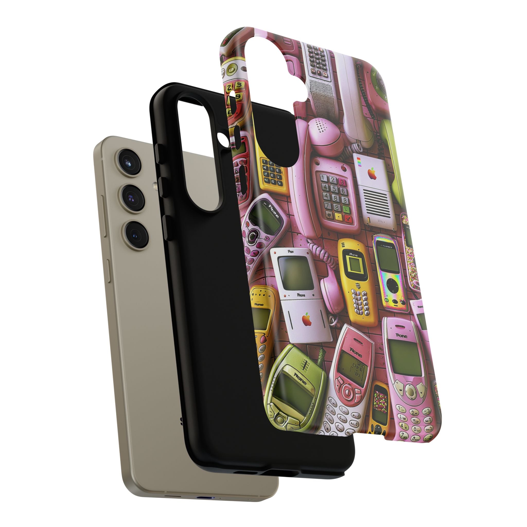 Phone Case — Surreal VR Cityscape Illustration