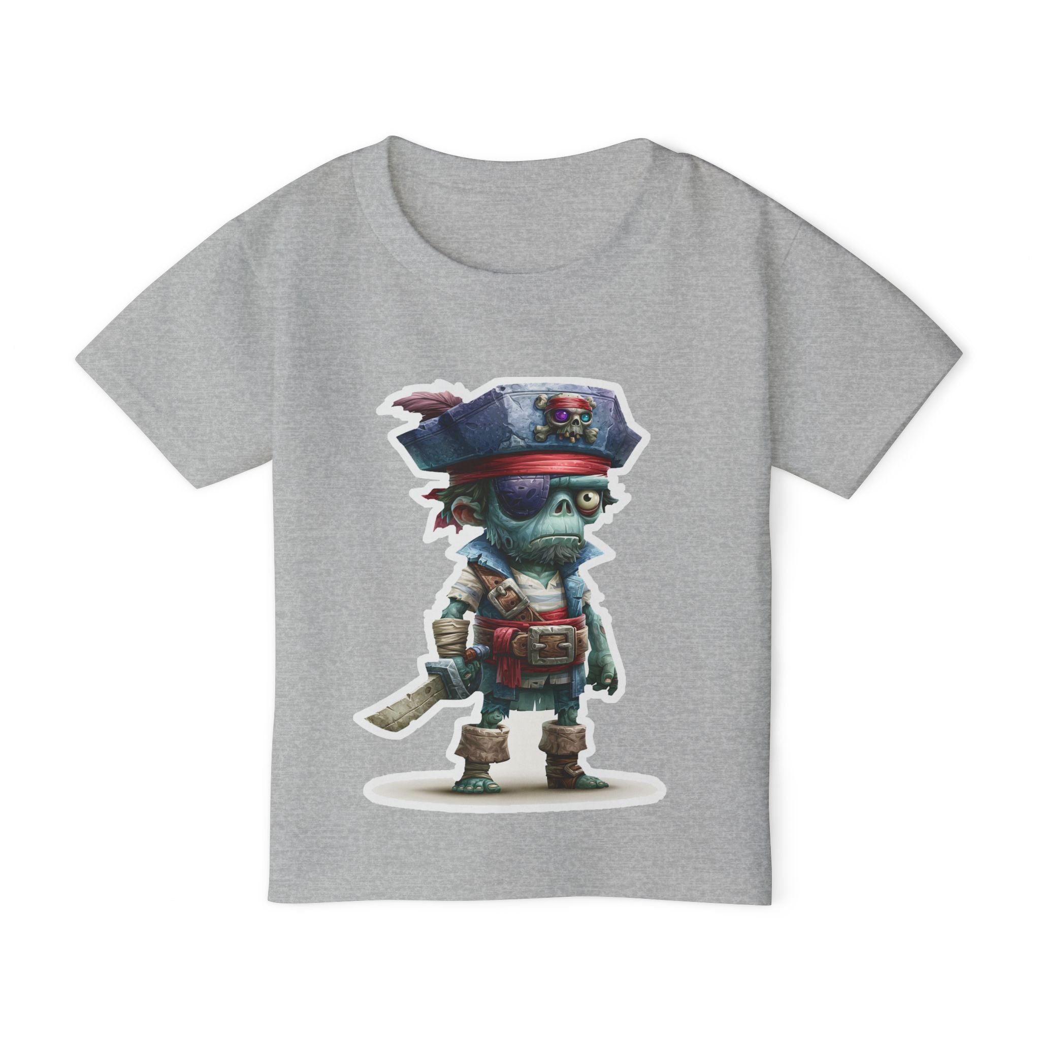 Toddler Pirate Skeleton Tee — Cute Skull Captain Kids T‑Shirt