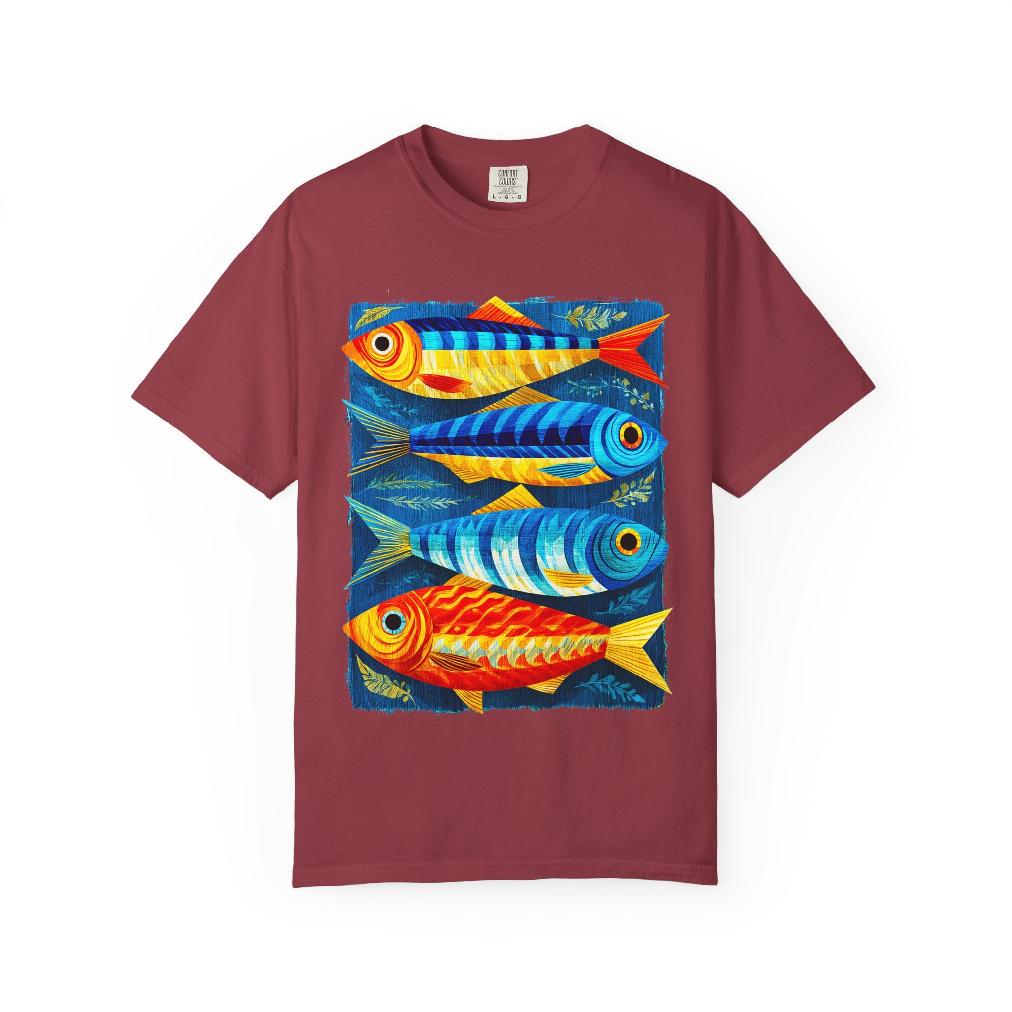 T-Shirt — Colorful Tropical Fish Graphic Tee