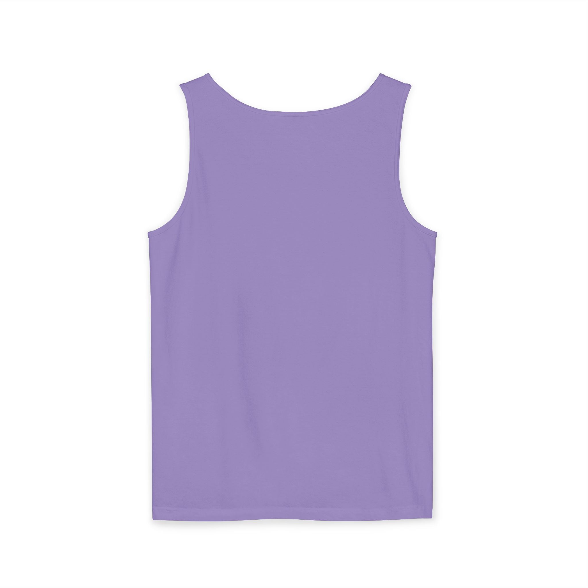 Spiral Text Art Tank Top — Monochrome Optical Typography Tee