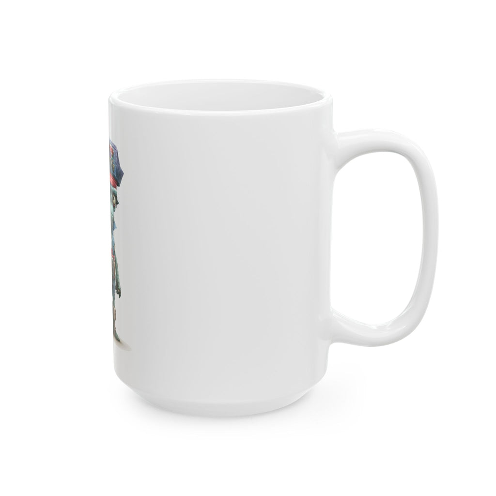 Zombie Pirate Mug — Cute Undead Pirate Coffee Cup (11oz & 15oz)