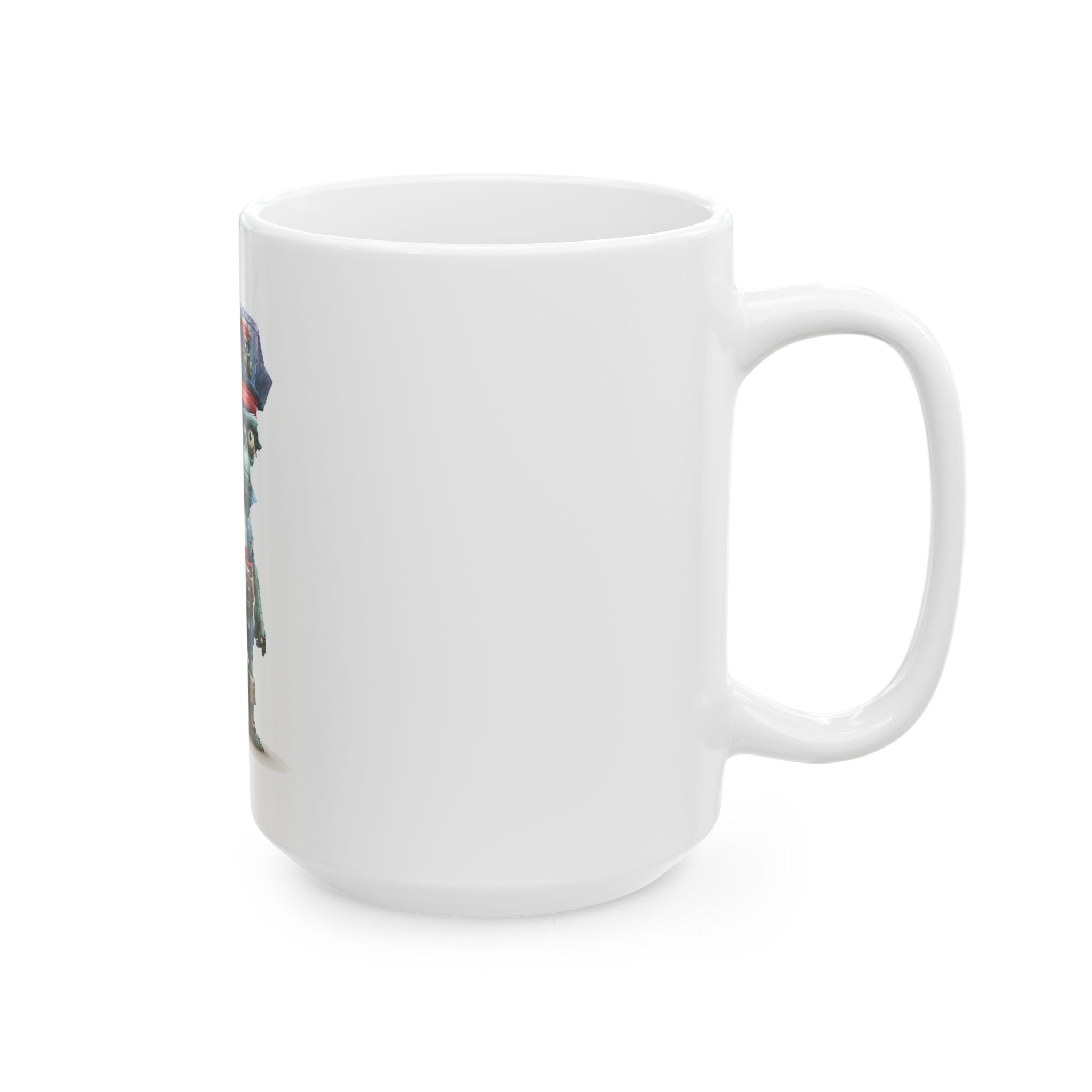 Zombie Pirate Mug — Cute Undead Pirate Coffee Cup (11oz & 15oz)