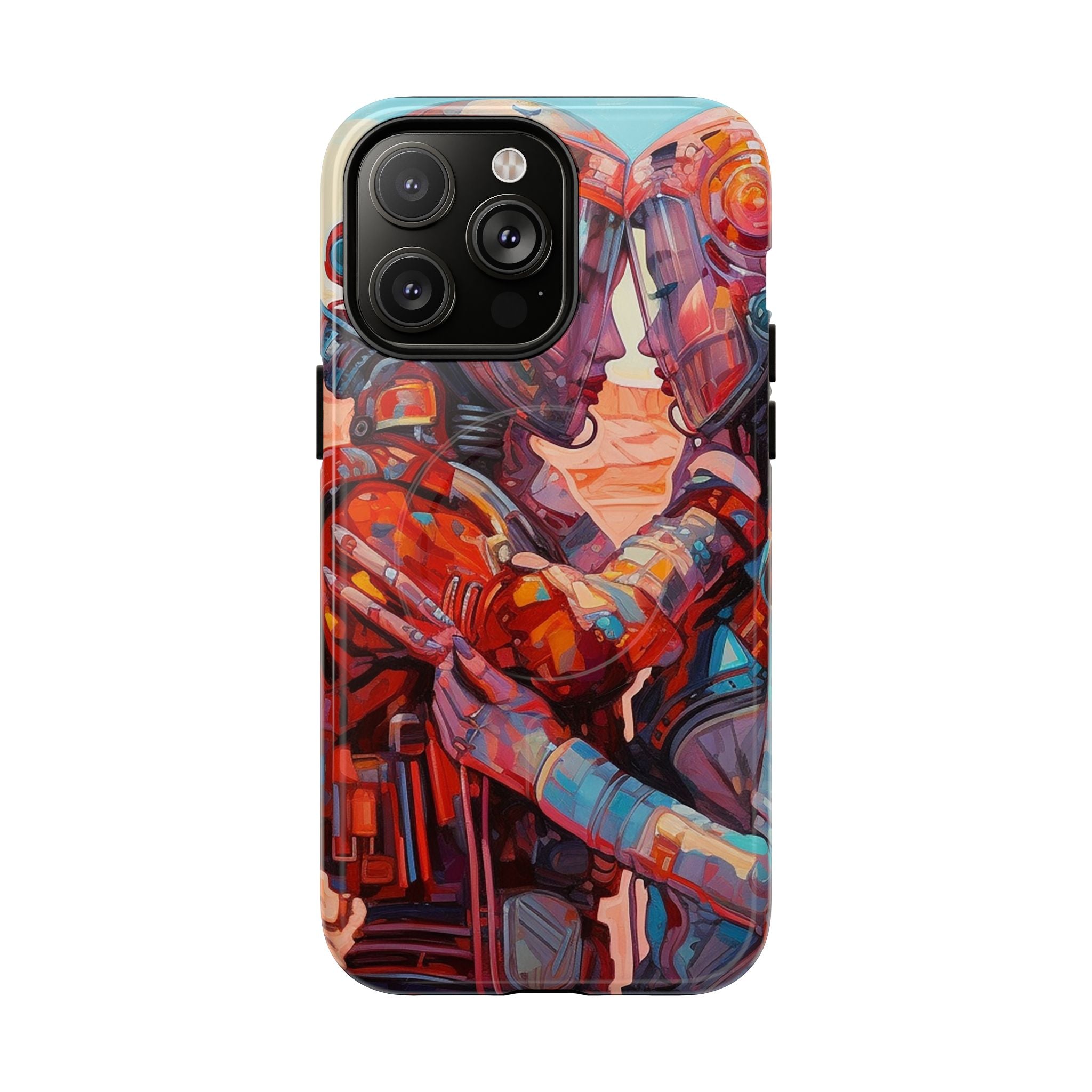 Phone Case — Colorful Futuristic Astronauts Magnetic Tough Case