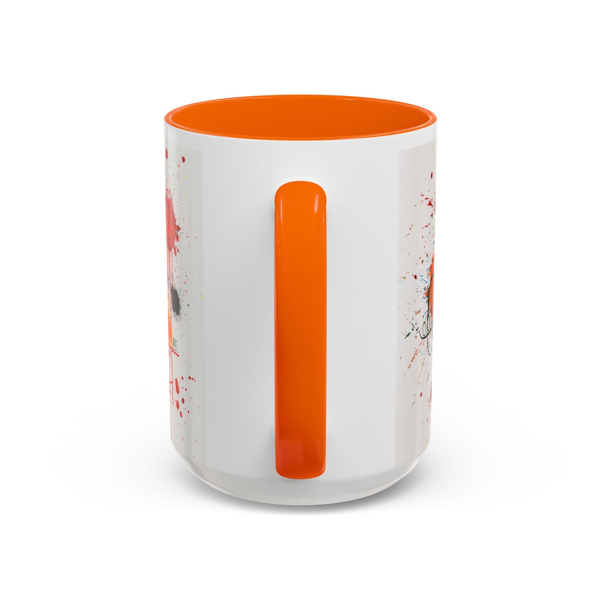 Colorful Abstract Monster Coffee Mug — Vibrant Art Accent Mug (11/15 oz)