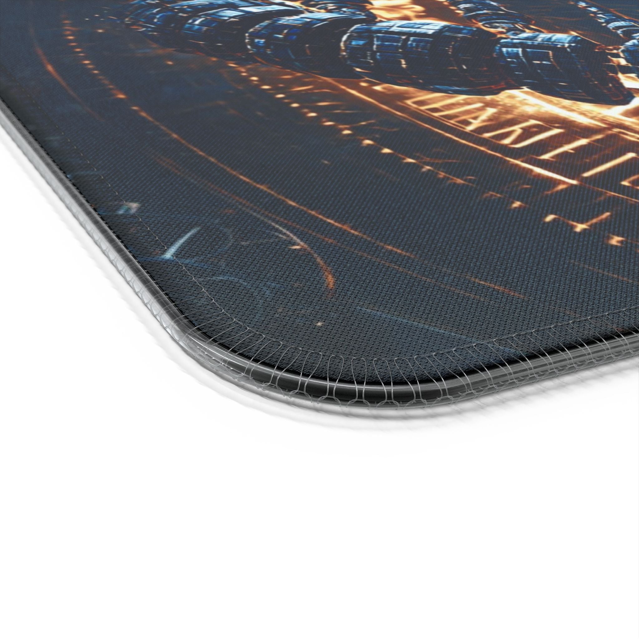 LED Wireless Charging Gaming Mouse Pad — DNA Sci‑Fi RGB Desk Mat